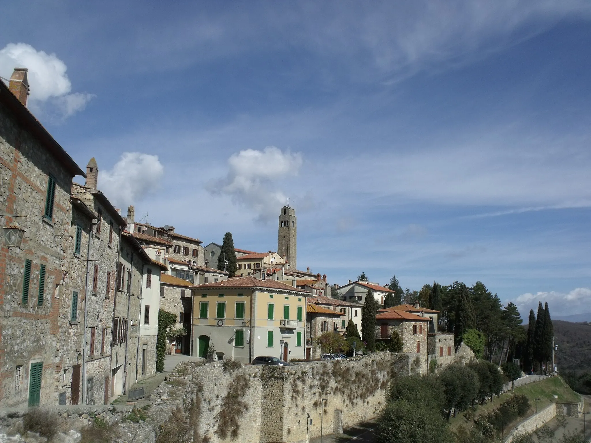 Photo showing: Panorama of Civitella in Val di Chiana, Province of Arezzo, Tucany, Italy