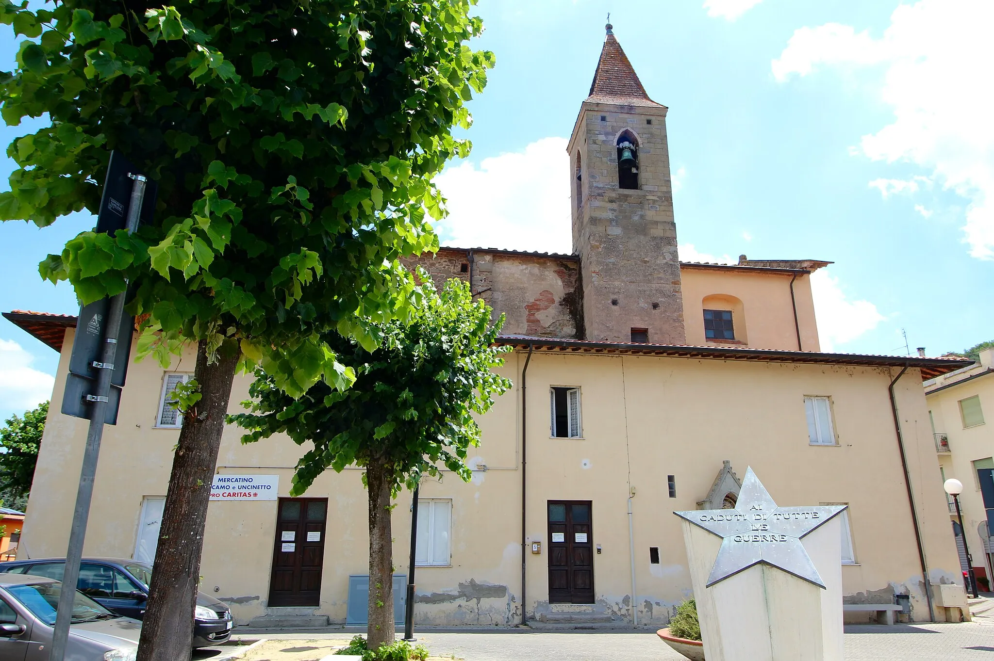 Photo showing: Church Natività di Maria Santissima, Capolona, Province of Arezzo, Tuscany, Italy
