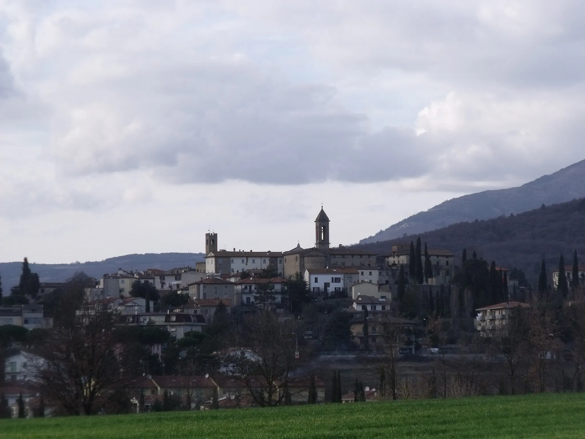 Photo showing: Panorama of Castiglion Fibocchi, Province of Arezzo, Tuscany, Italy