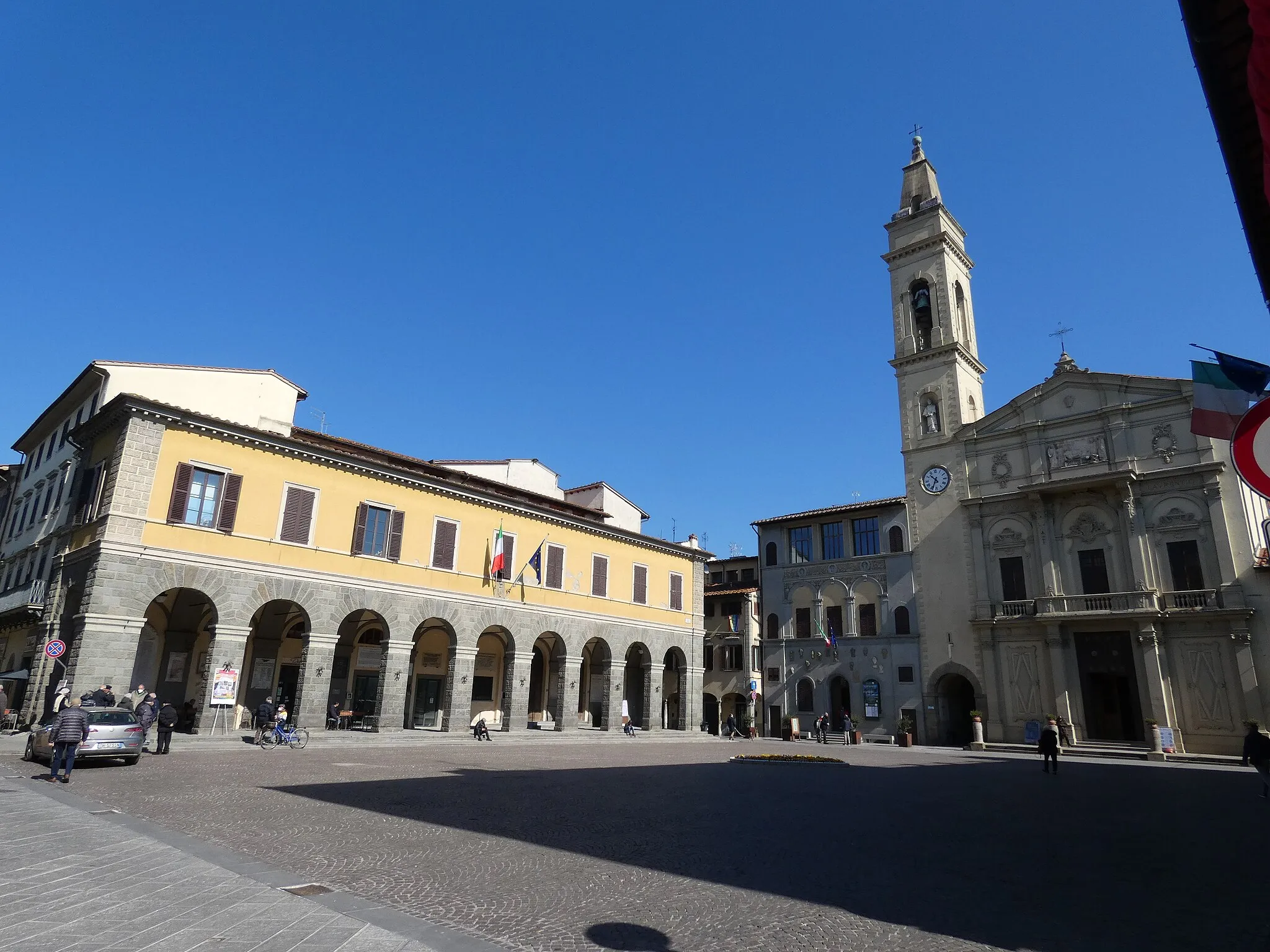 Photo showing: Piazza Varchi (Montevarchi)