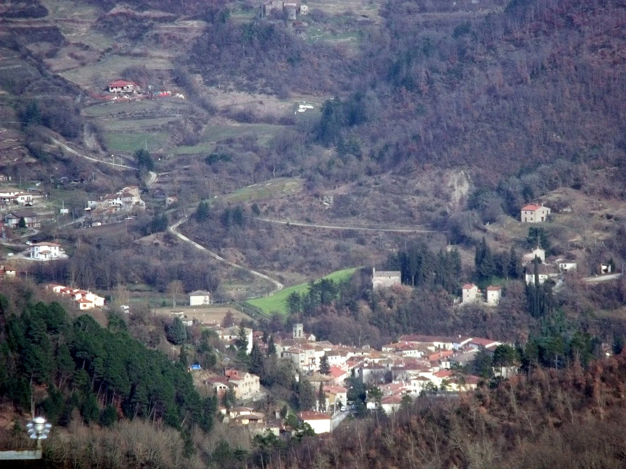 Photo showing: Panorama of Talla, Province of Arezzo, Tuscany, Italy