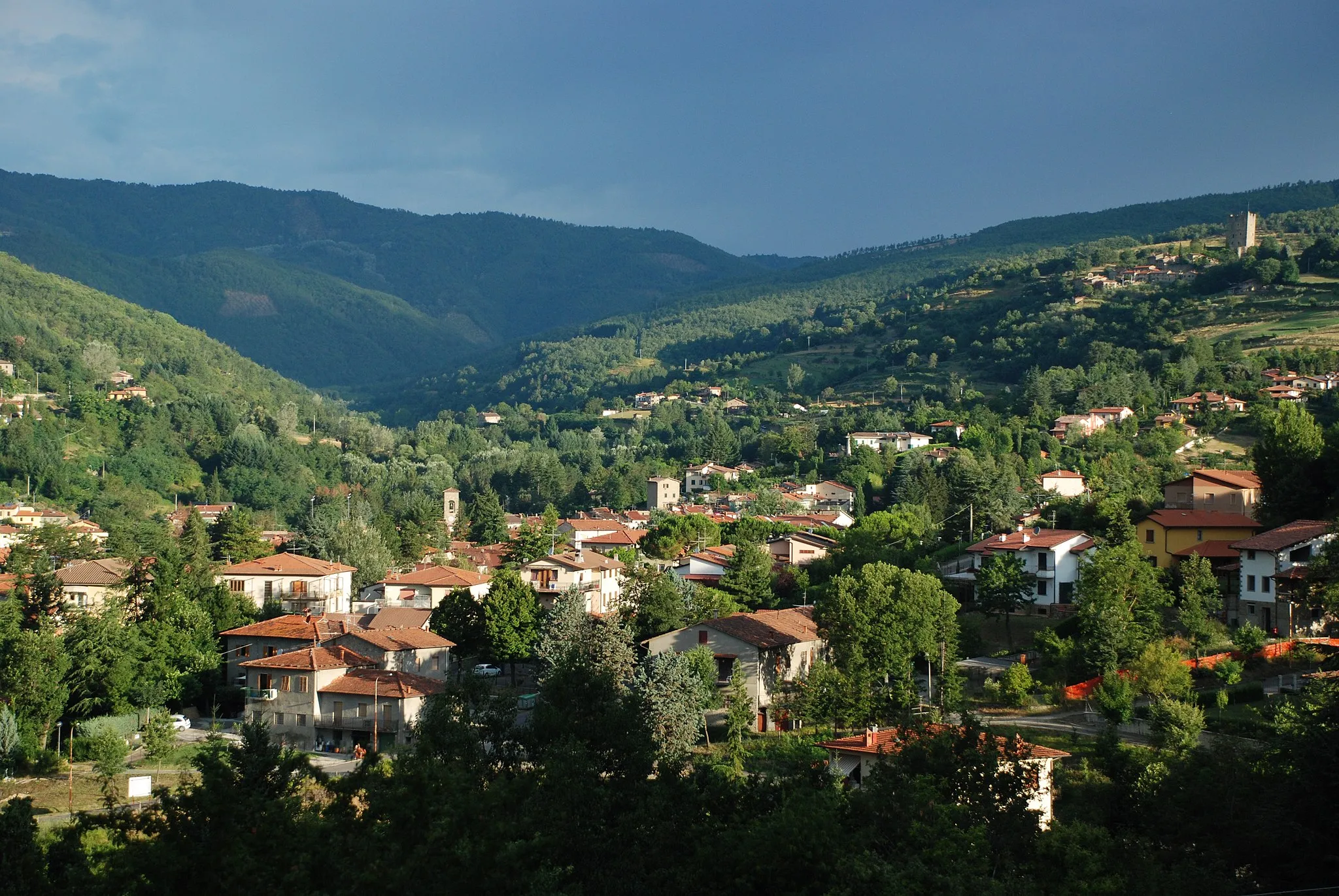 Photo showing: View of the Commune of Stia looking West
