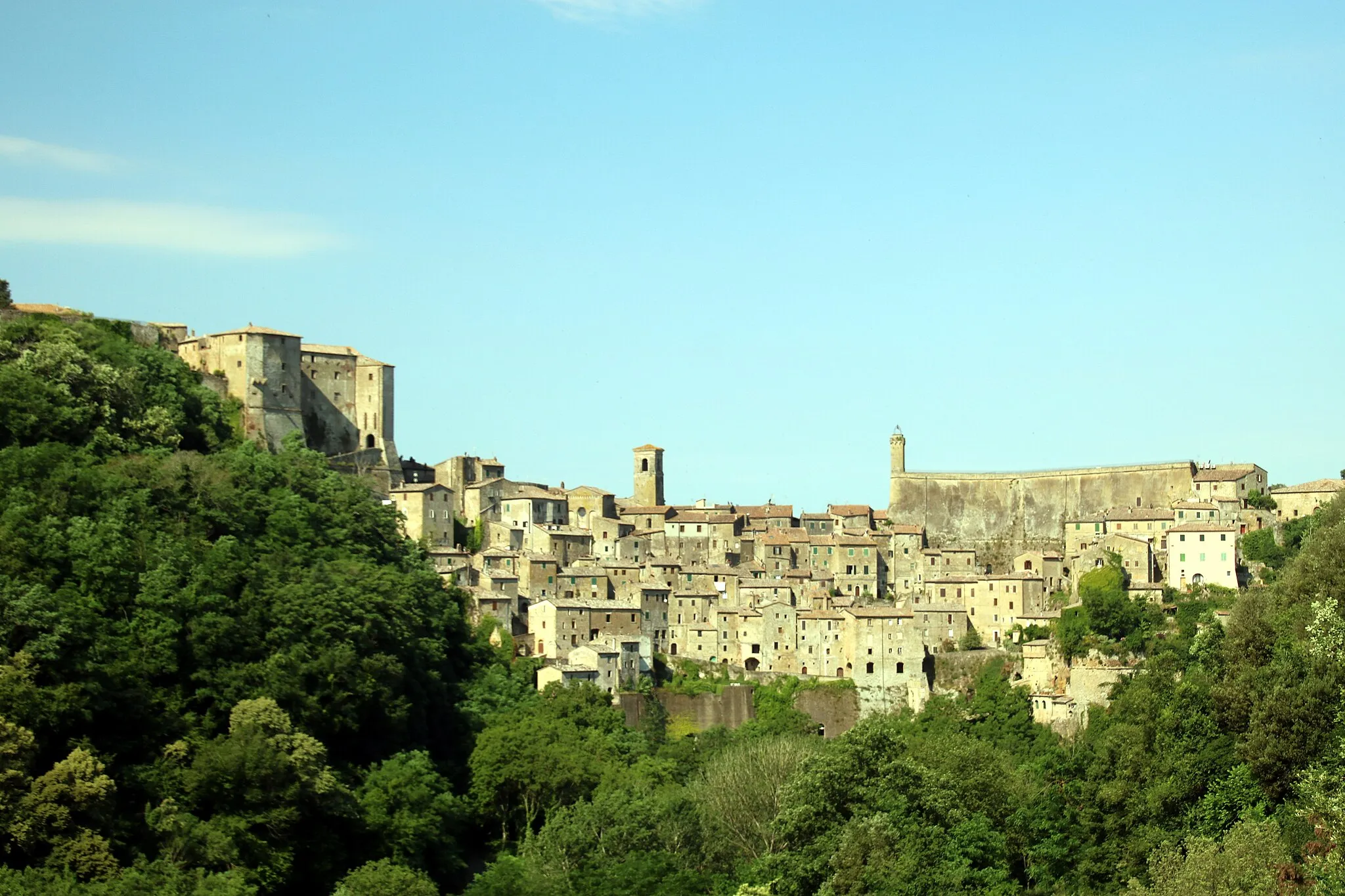 Photo showing: Sorano, panorama