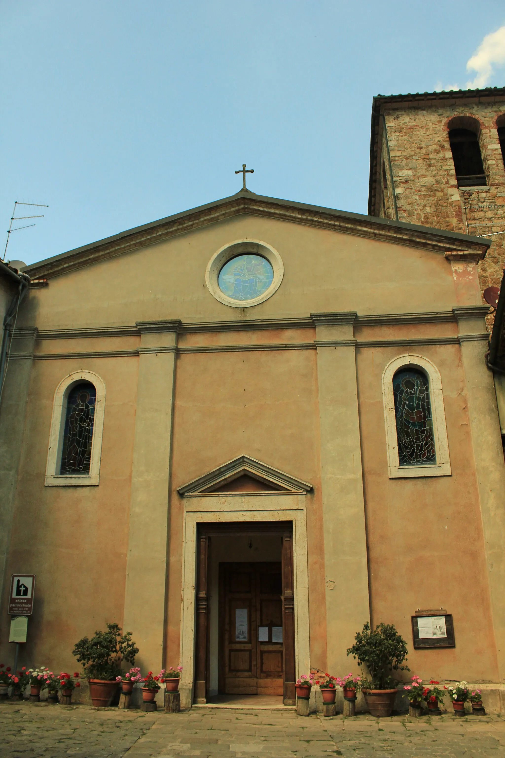 Photo showing: Church of San Paolo and San Michele in Montieri, Grosseto.