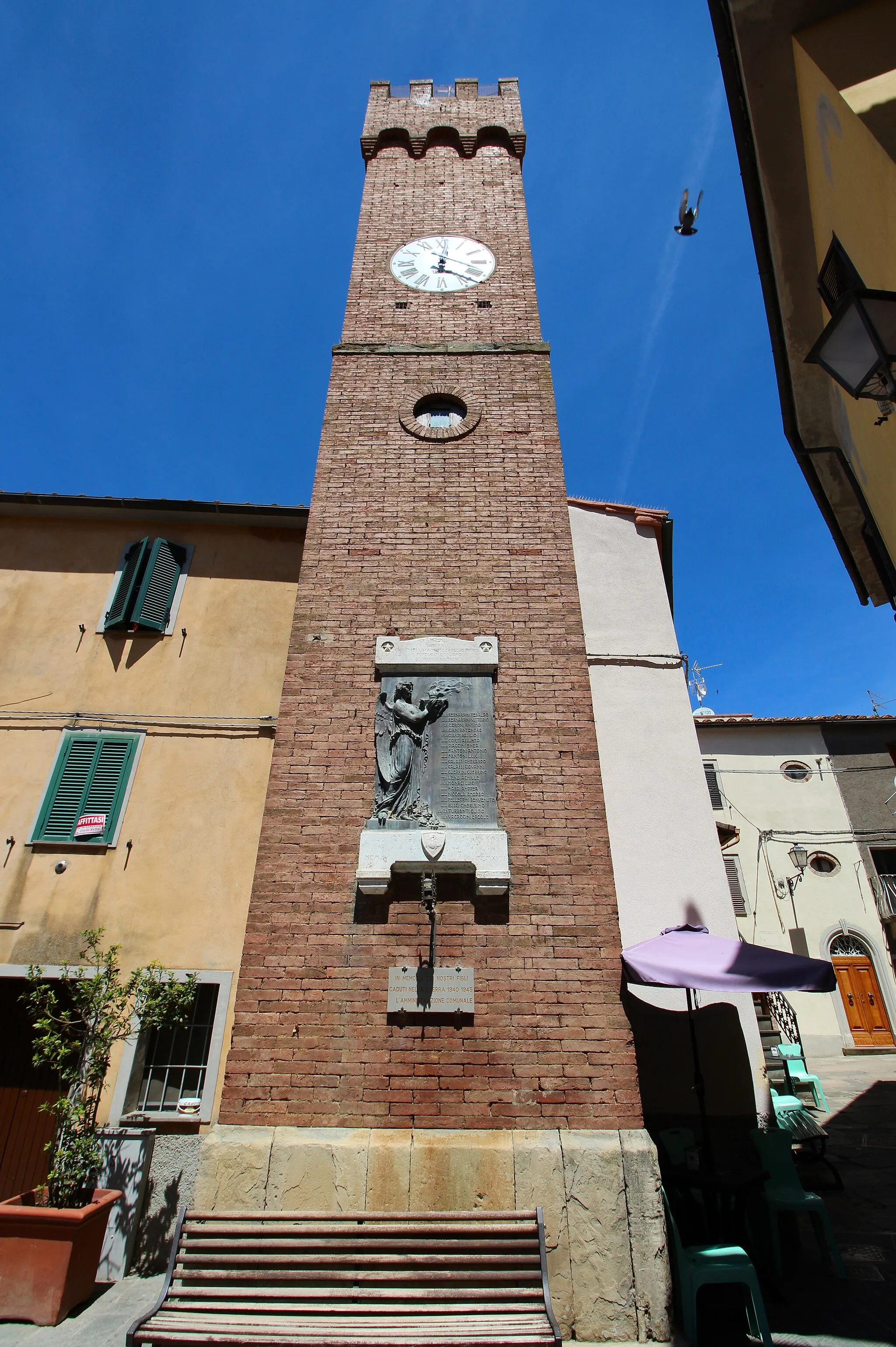 Photo showing: Torre dell’Orologio, in Cinigiano, Province of Grosseto, Tuscany, Italy