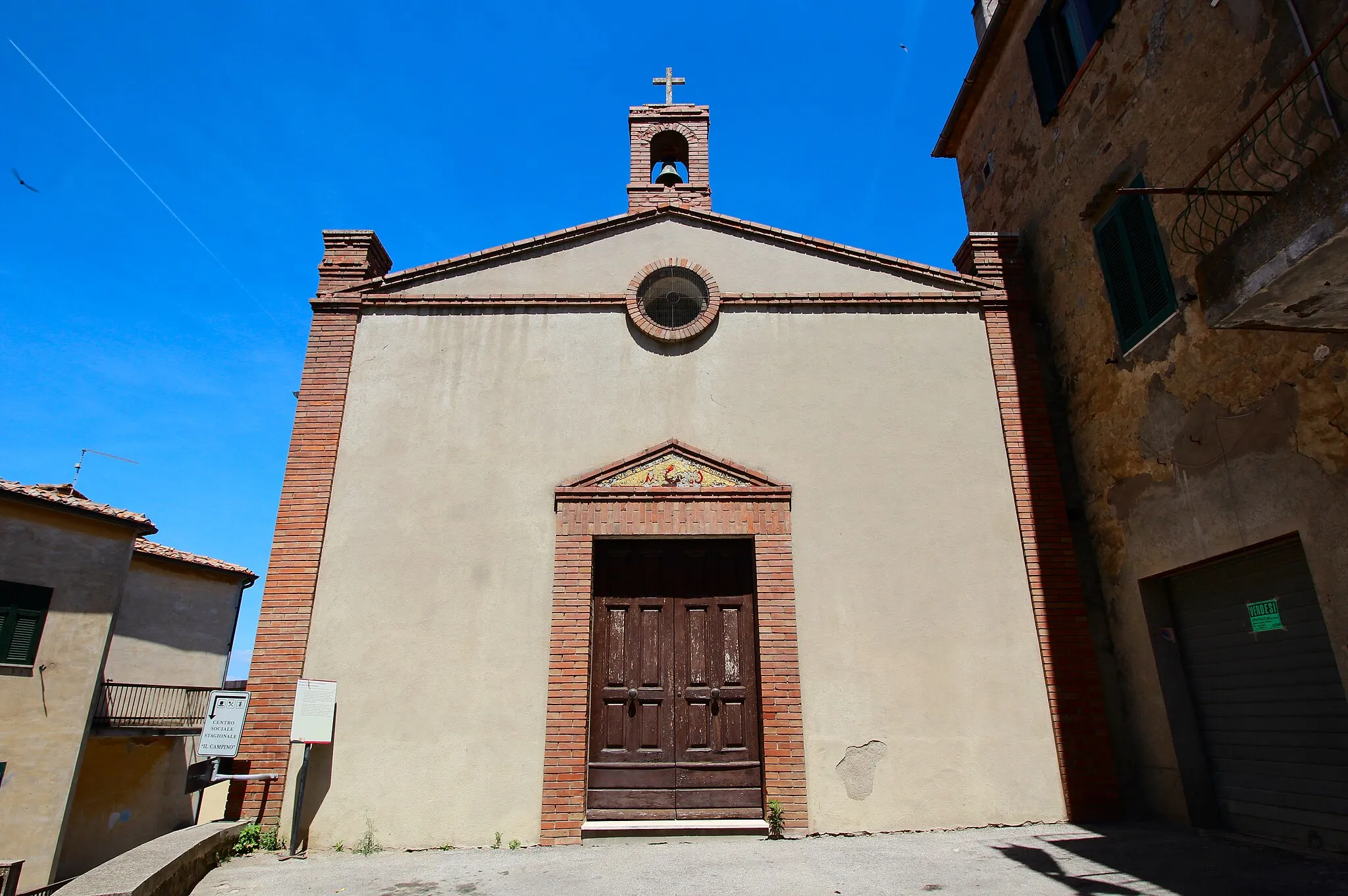 Photo showing: Oratory Oratorio della Compagnia di San Sebastiano, Cinigiano, Province of Grosseto, Tuscany, Italy