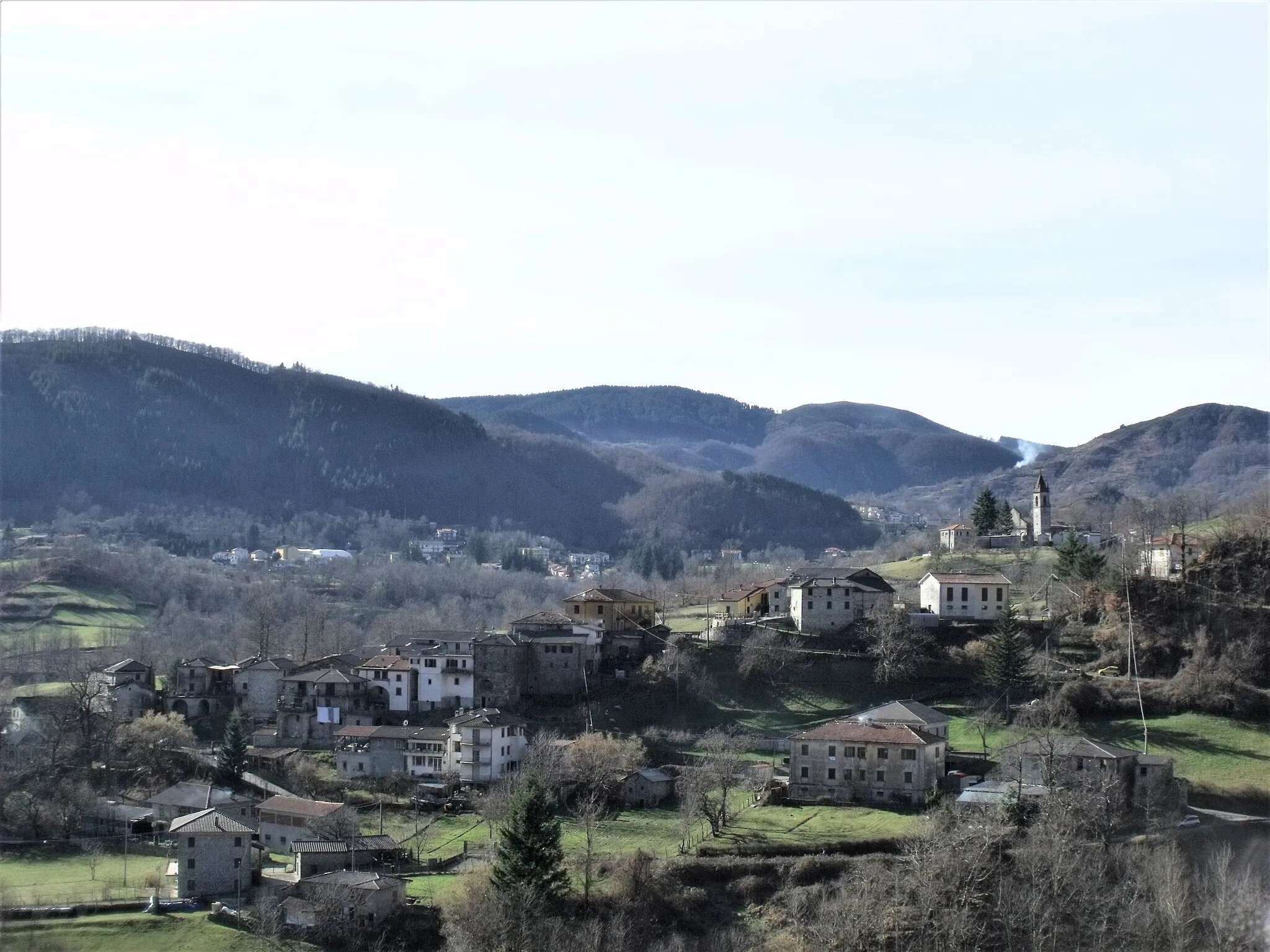 Photo showing: Panorama of Zeri (Noce, San Lorenzo, Patigno, Coloretta, Castello), Lunigiana, Province of Massa-Carrara, Tuscany, Italy