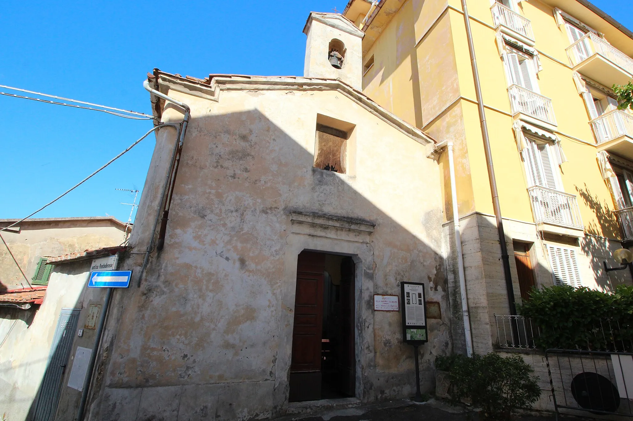 Photo showing: Oratory/Church Madonna dei Sette Dolori, in Casciana Terme, hamlet of Casciana Terme Lari, Province of Pisa, Tuscany, Italy