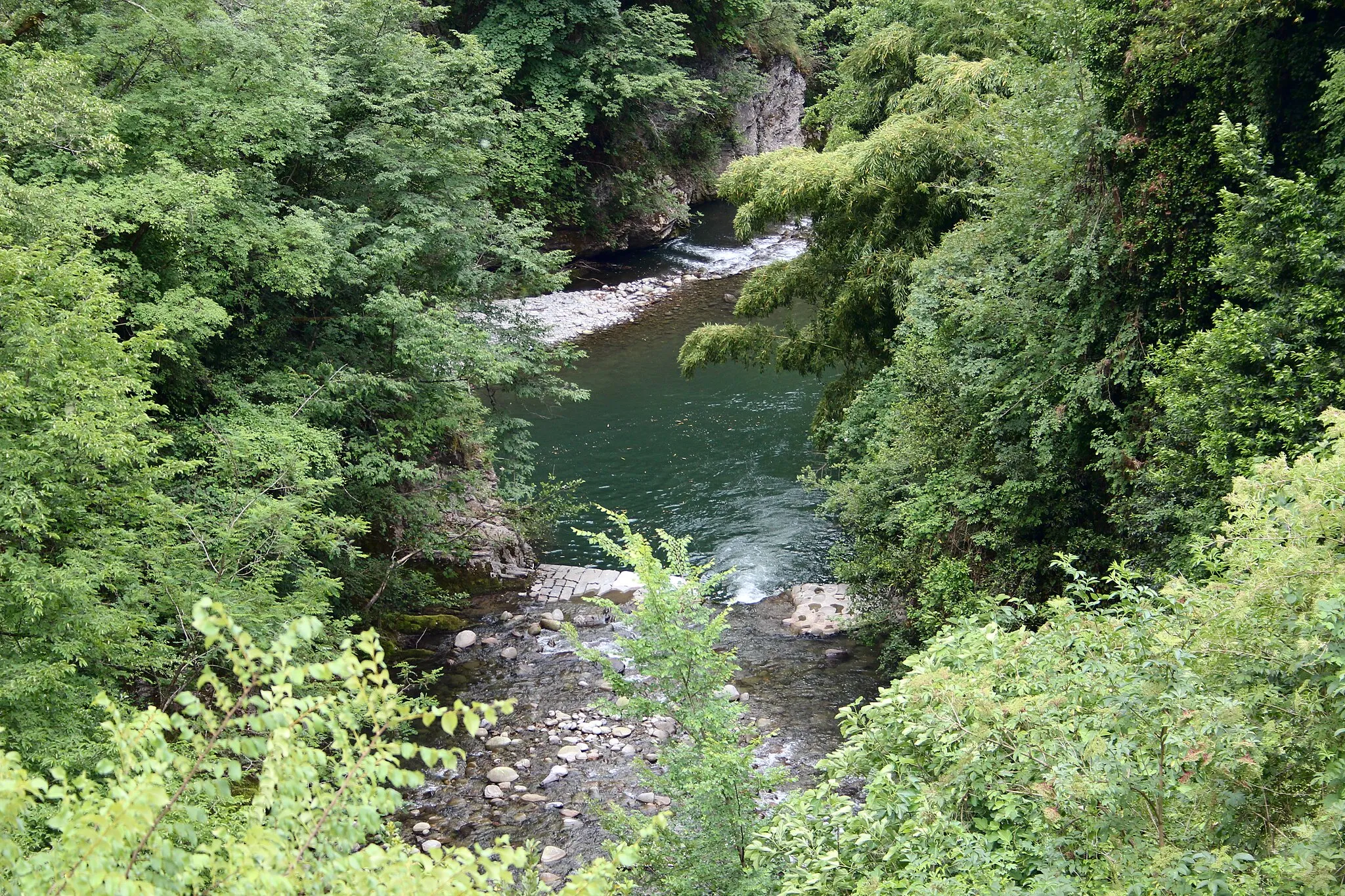 Photo showing: Taverone river in Licciana Nardi, Province of Massa-Carrara, Italy