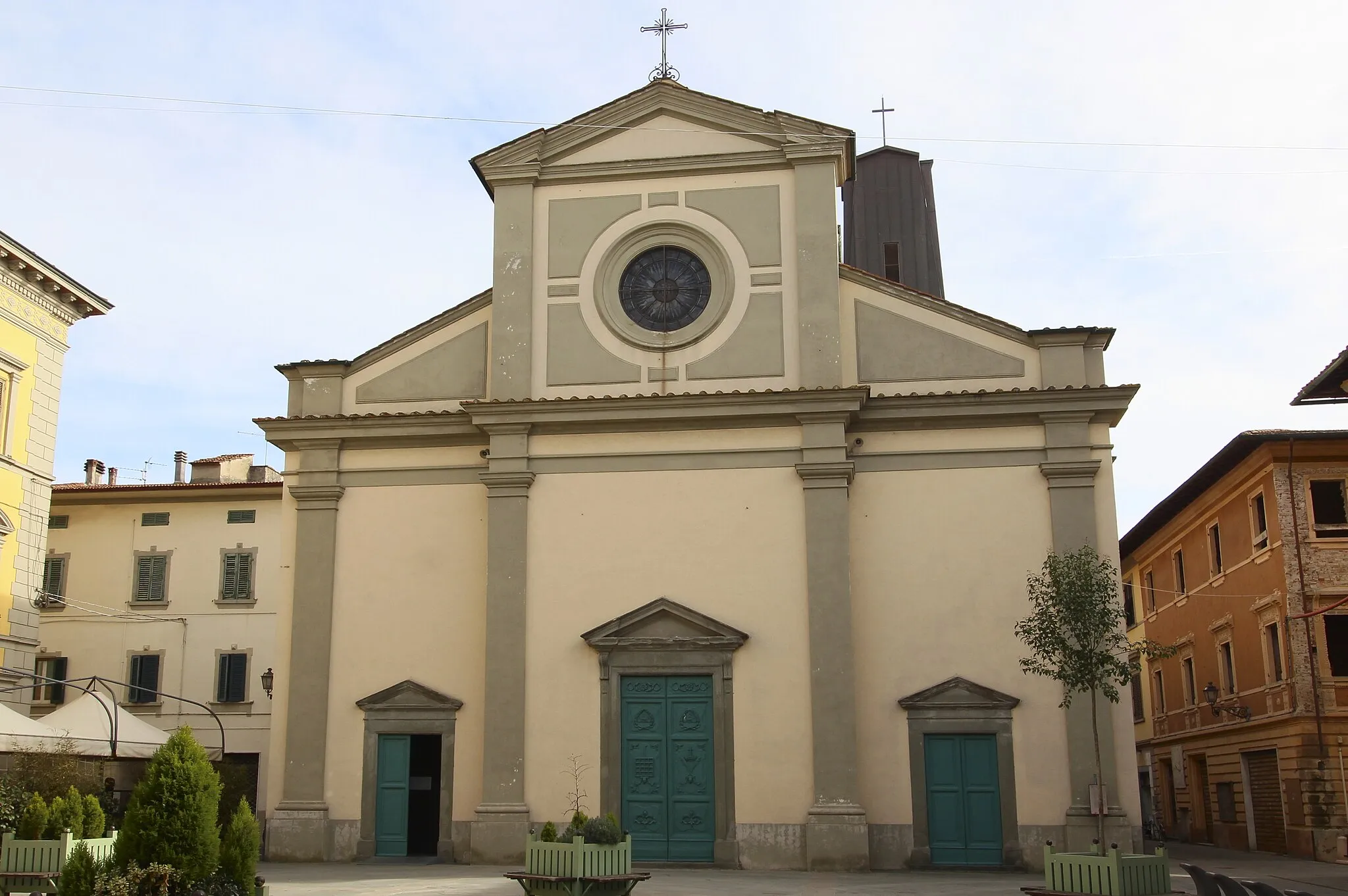 Photo showing: church San Lorenzo, in the center of Santa Croce sull'Arno, Province of Pisa, Tuscany, Italy