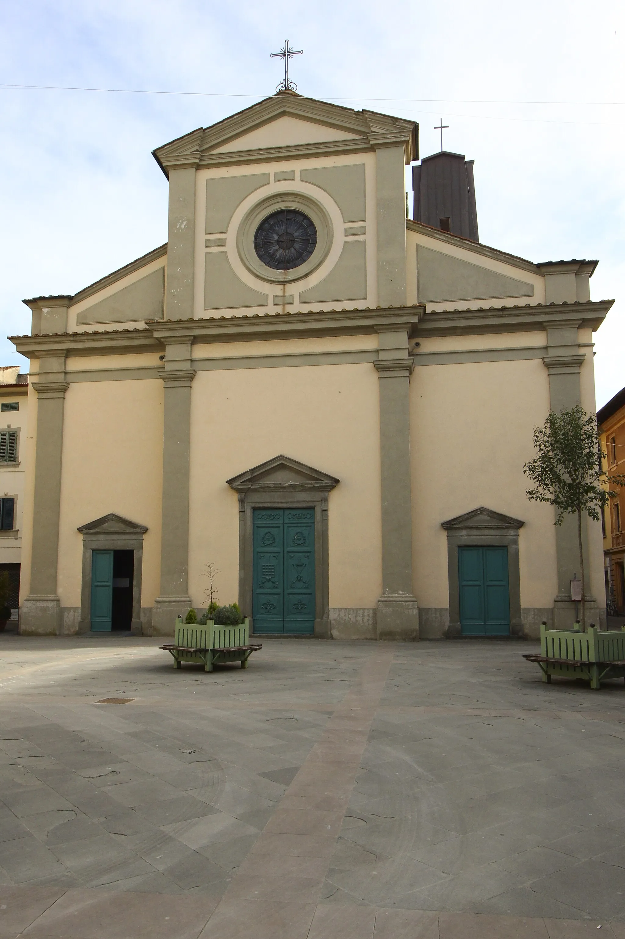 Photo showing: church San Lorenzo, in the center of Santa Croce sull'Arno, Province of Pisa, Tuscany, Italy
