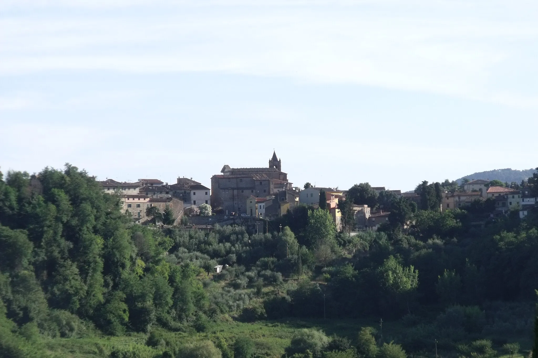 Photo showing: Panorama of Terricciola, Province of Pisa, Tuscany, Italy