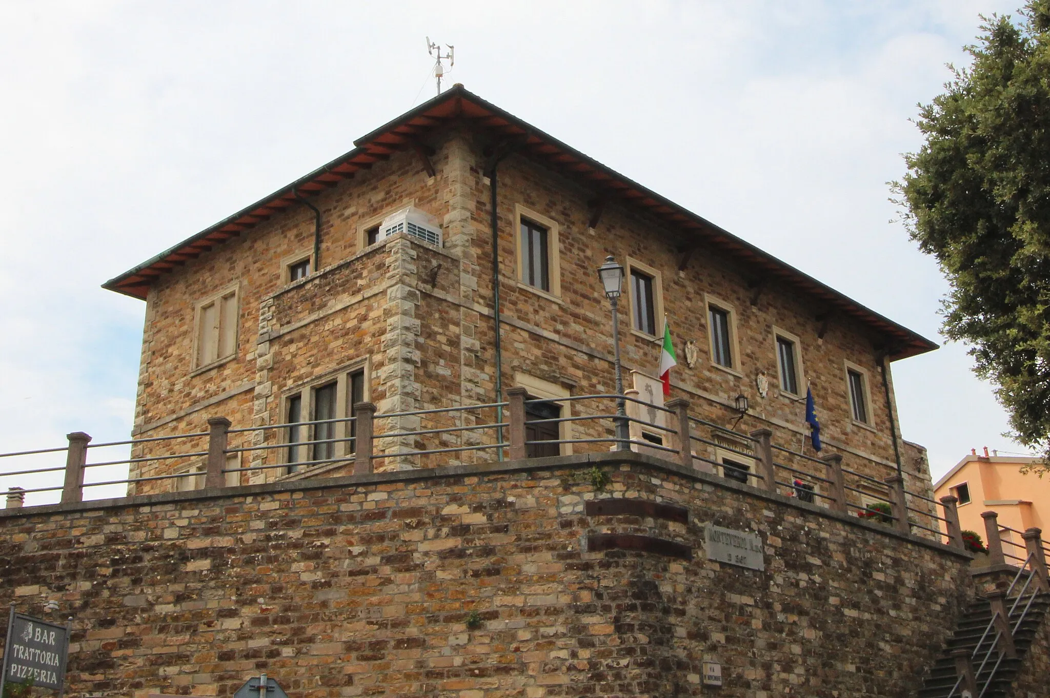 Photo showing: Town Hall of Monteverdi Marittimo, Province of Pisa, Tuscany, Italy