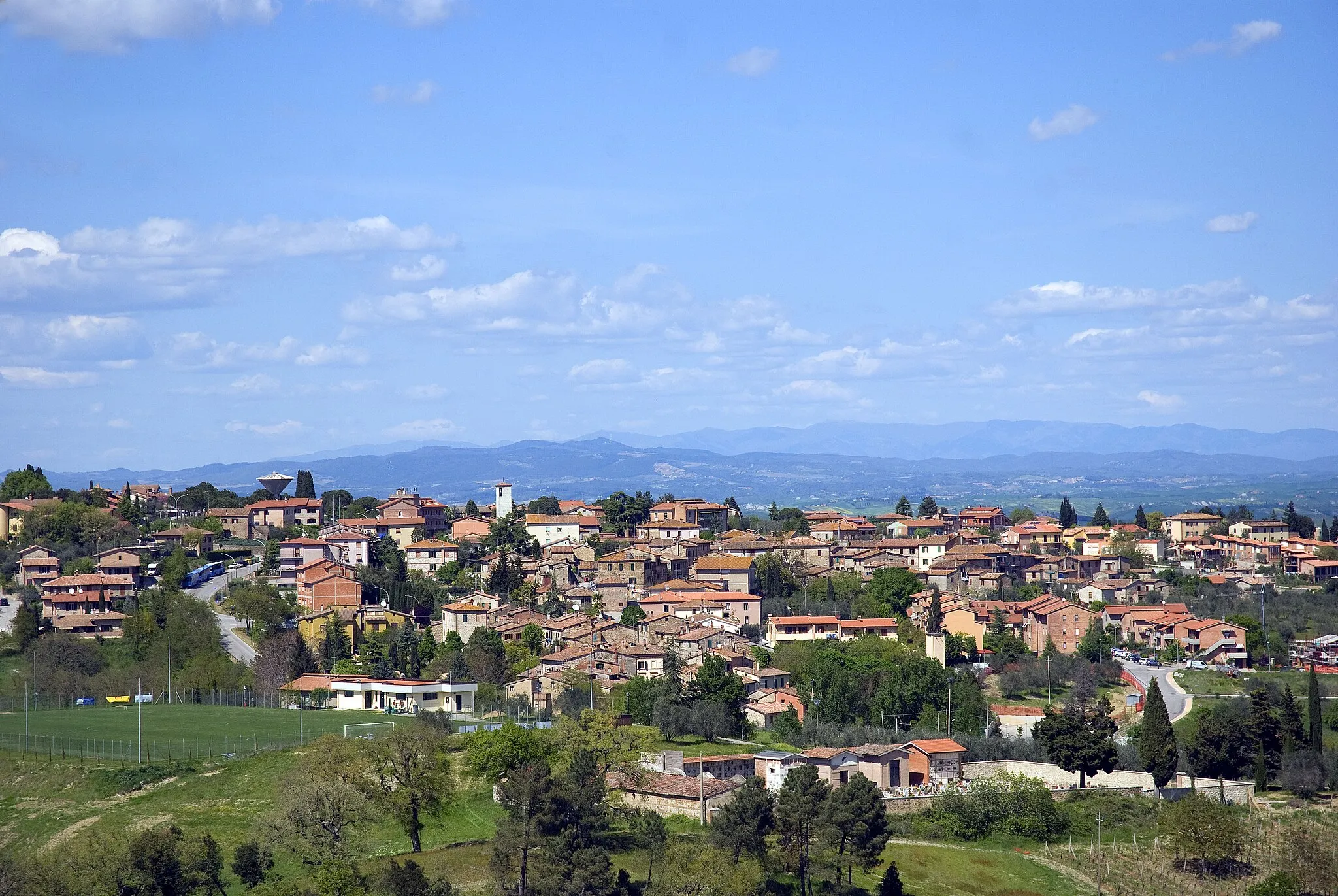Photo showing: Panorama di Vescovado di Murlo