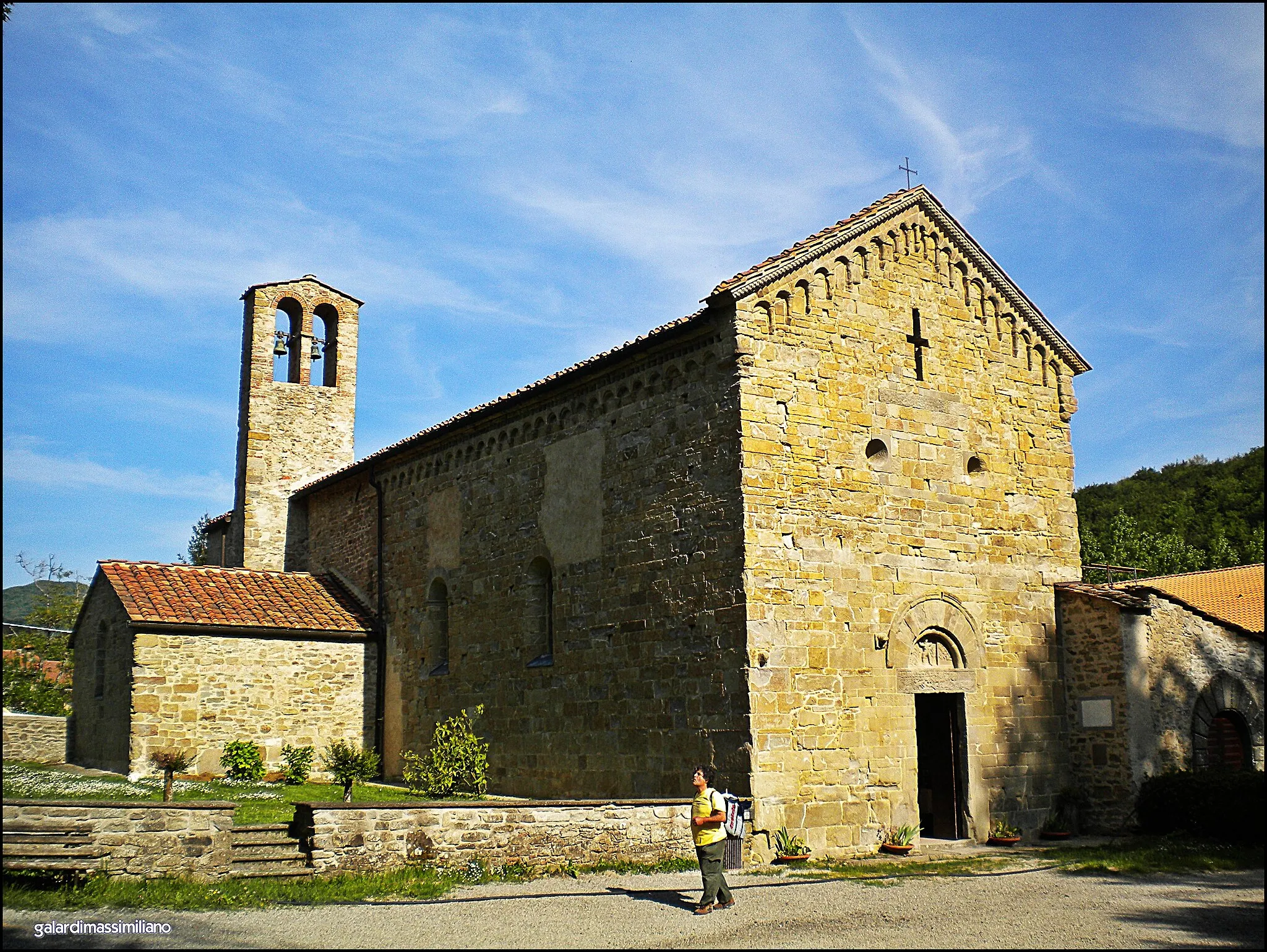 Photo showing: the abbey of Santa Maria is located near Montepiano (La badia) in the Vernio commune