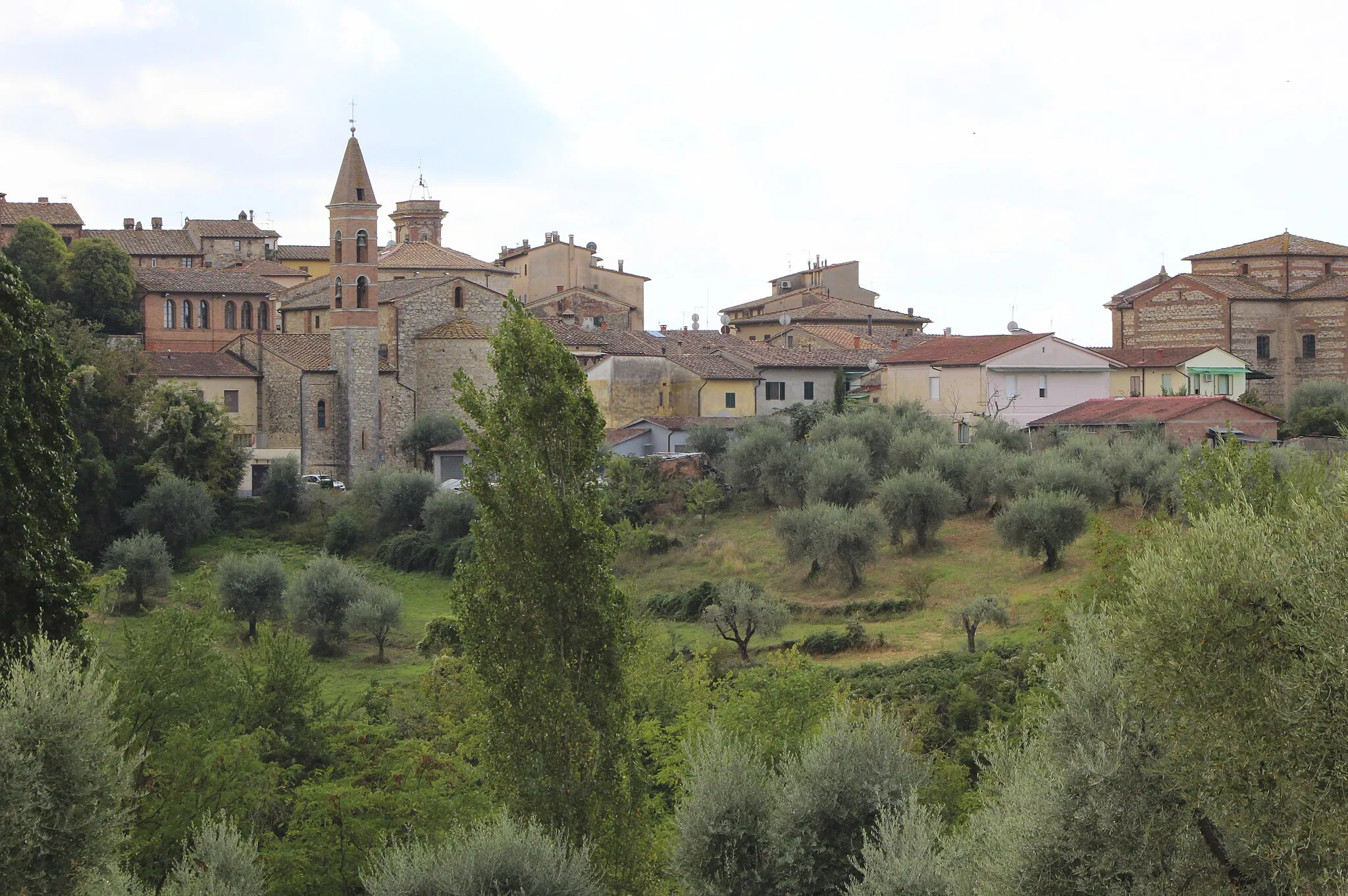 Photo showing: Panorama of Castelnuovo Berardenga, Province of Siena, Tuscany, Italy