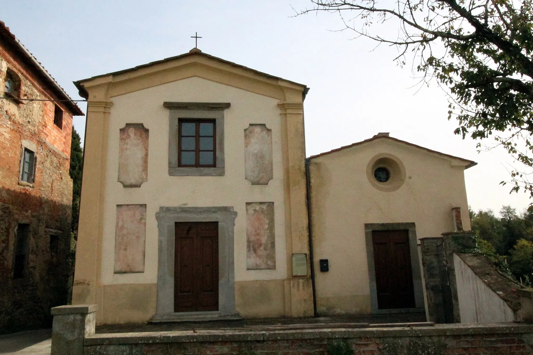 Photo showing: Church San Bartolomeo, in Vitereta, Village in Laterina, Province of Arezzo, Tuscany, Italy