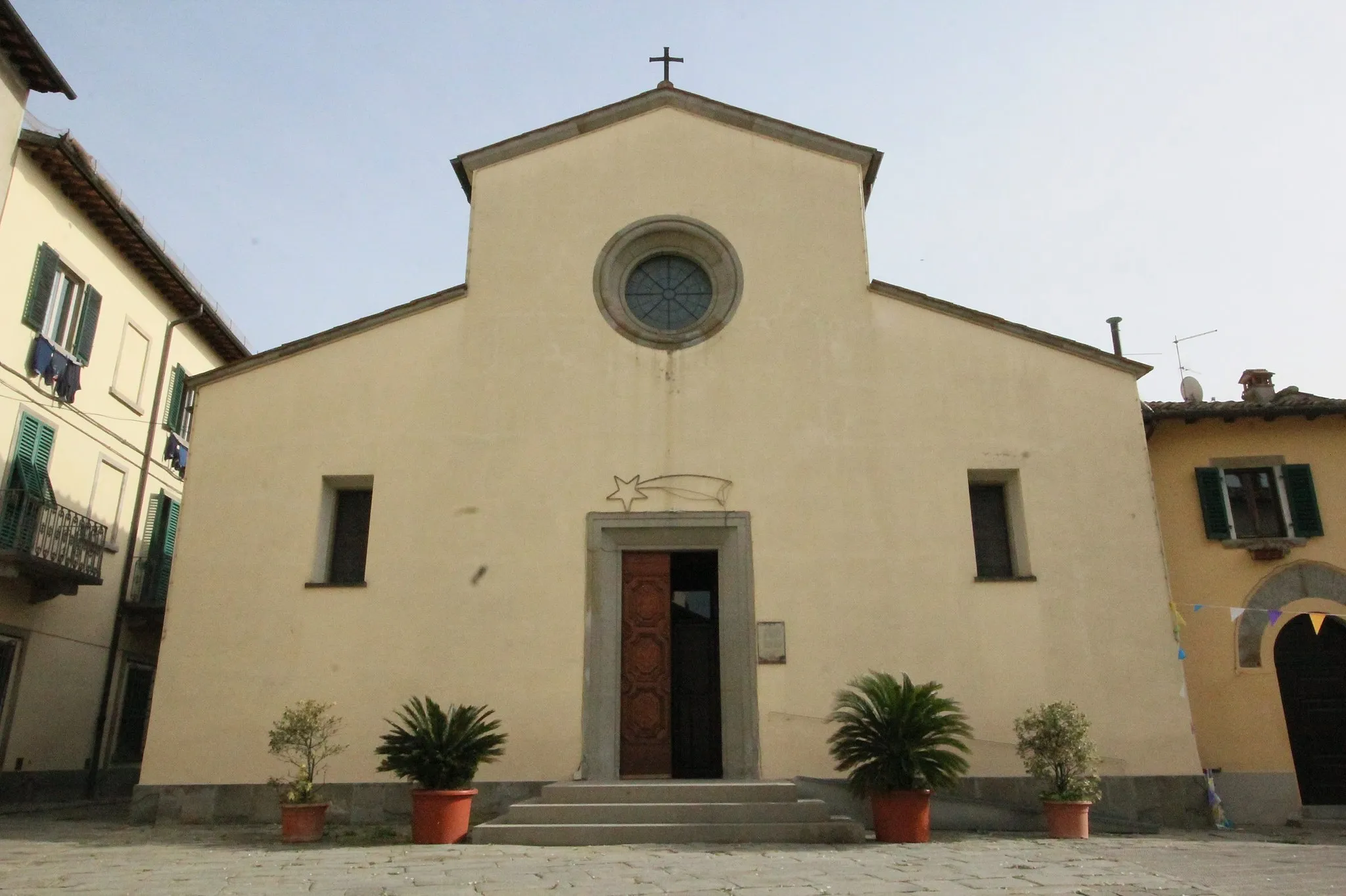 Photo showing: Church (Pieve) San Giustino, in San Giustino Valdarno, hamlet of Loro Ciuffenna, Province of Arezzo, Tuscany, Italy