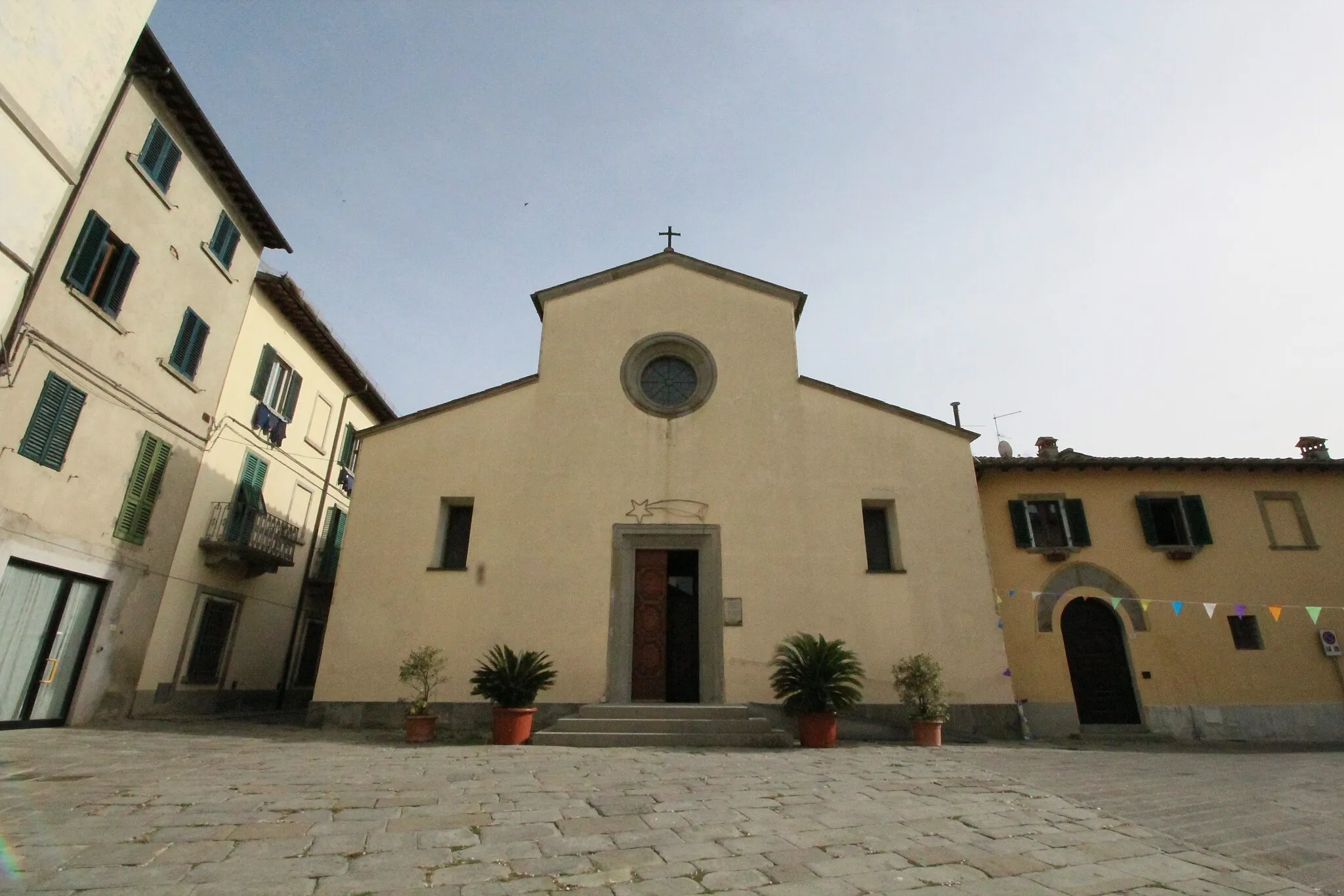 Photo showing: Church (Pieve) San Giustino, in San Giustino Valdarno, hamlet of Loro Ciuffenna, Province of Arezzo, Tuscany, Italy