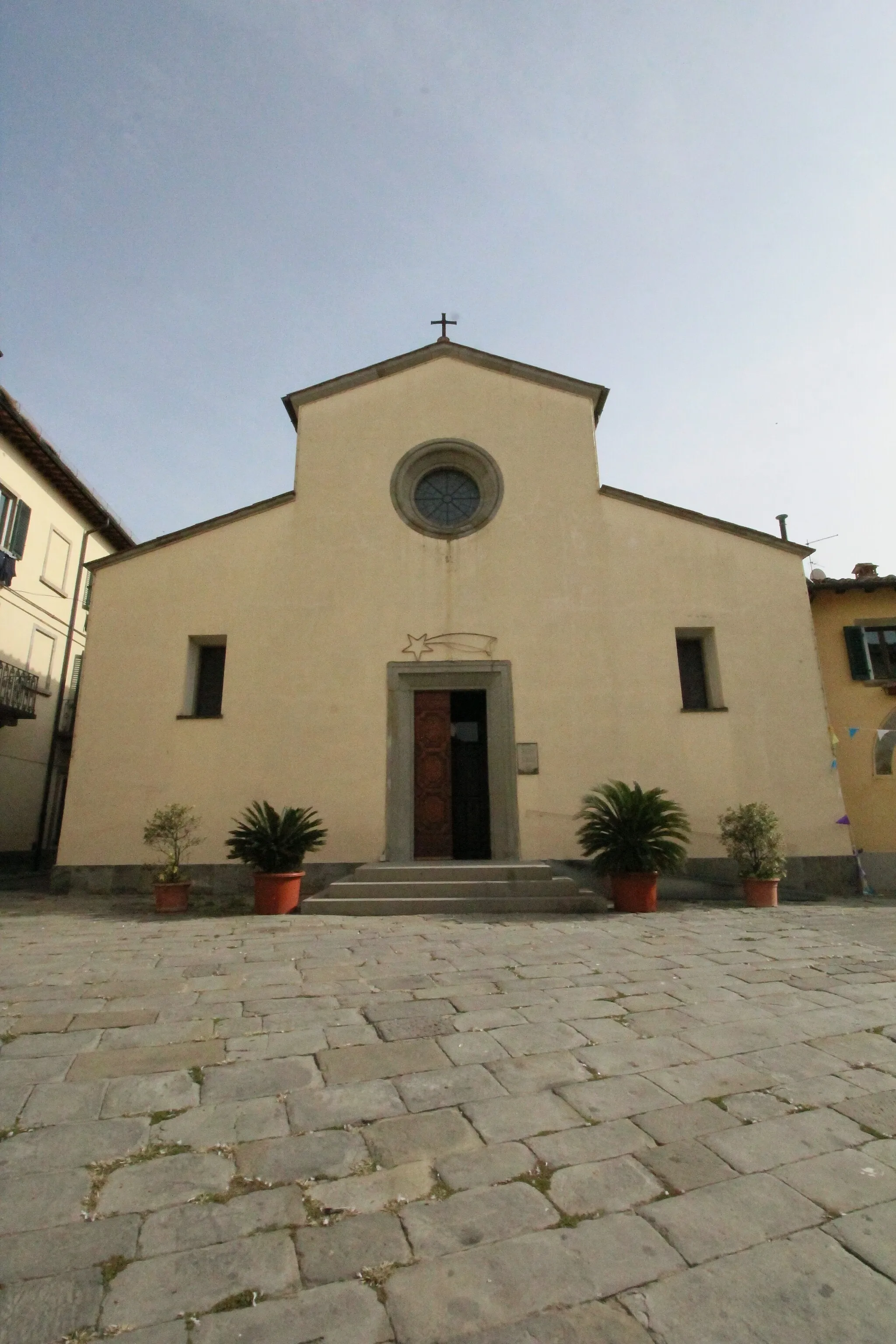 Photo showing: Church (Pieve) San Giustino, in San Giustino Valdarno, hamlet of Loro Ciuffenna, Province of Arezzo, Tuscany, Italy