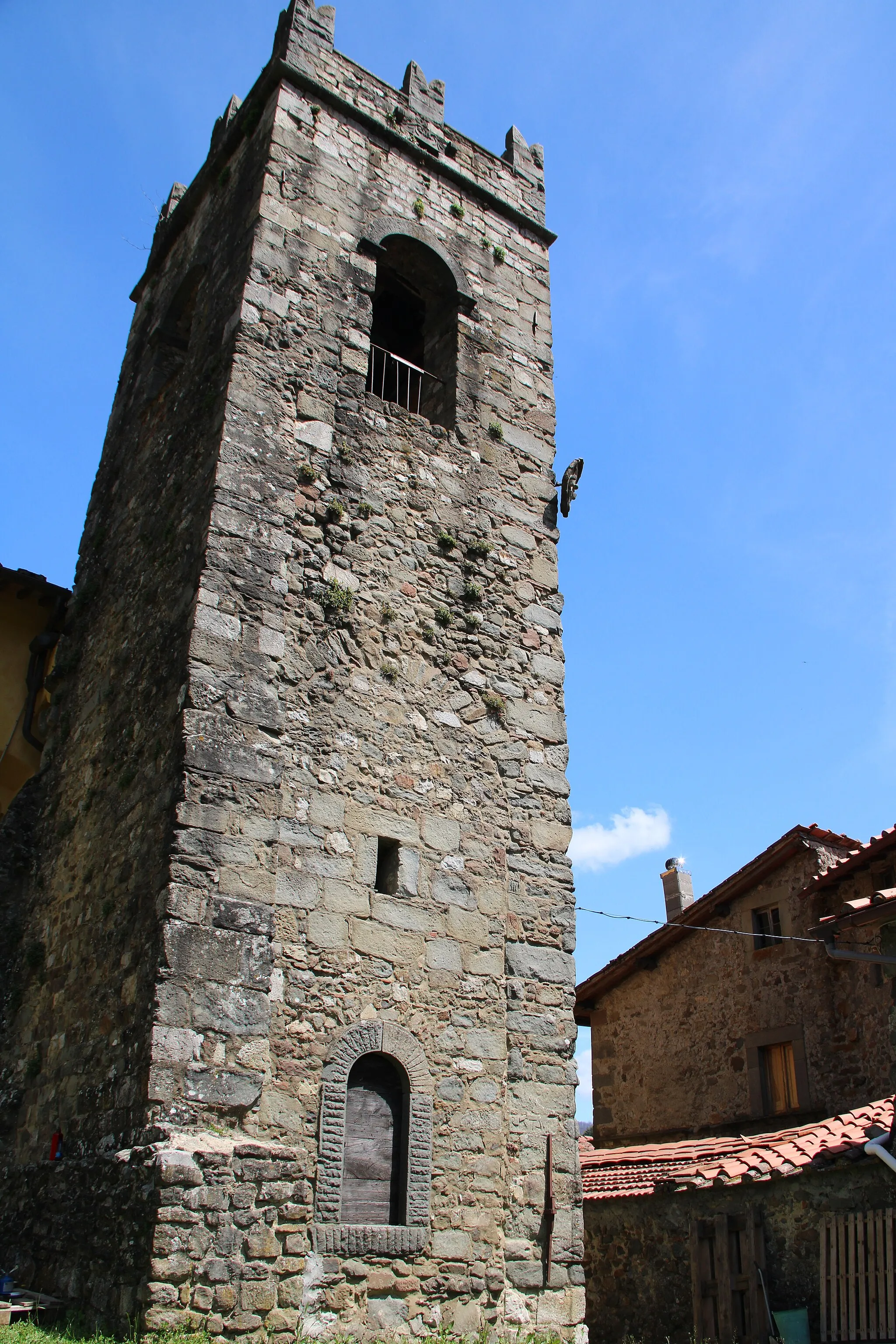 Photo showing: Lanciole, chiesa di san bartolomeo, campanile