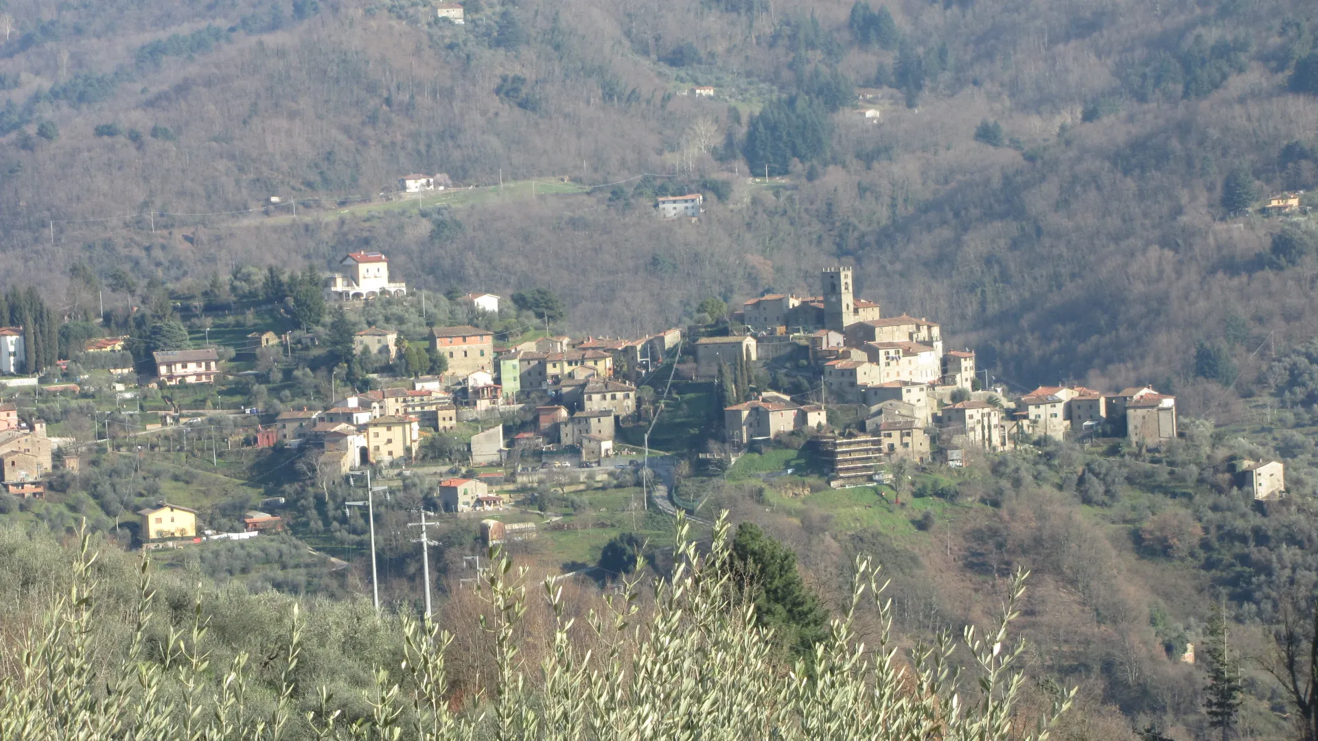 Photo showing: View of village of Sorana, in the municipality of Pescia