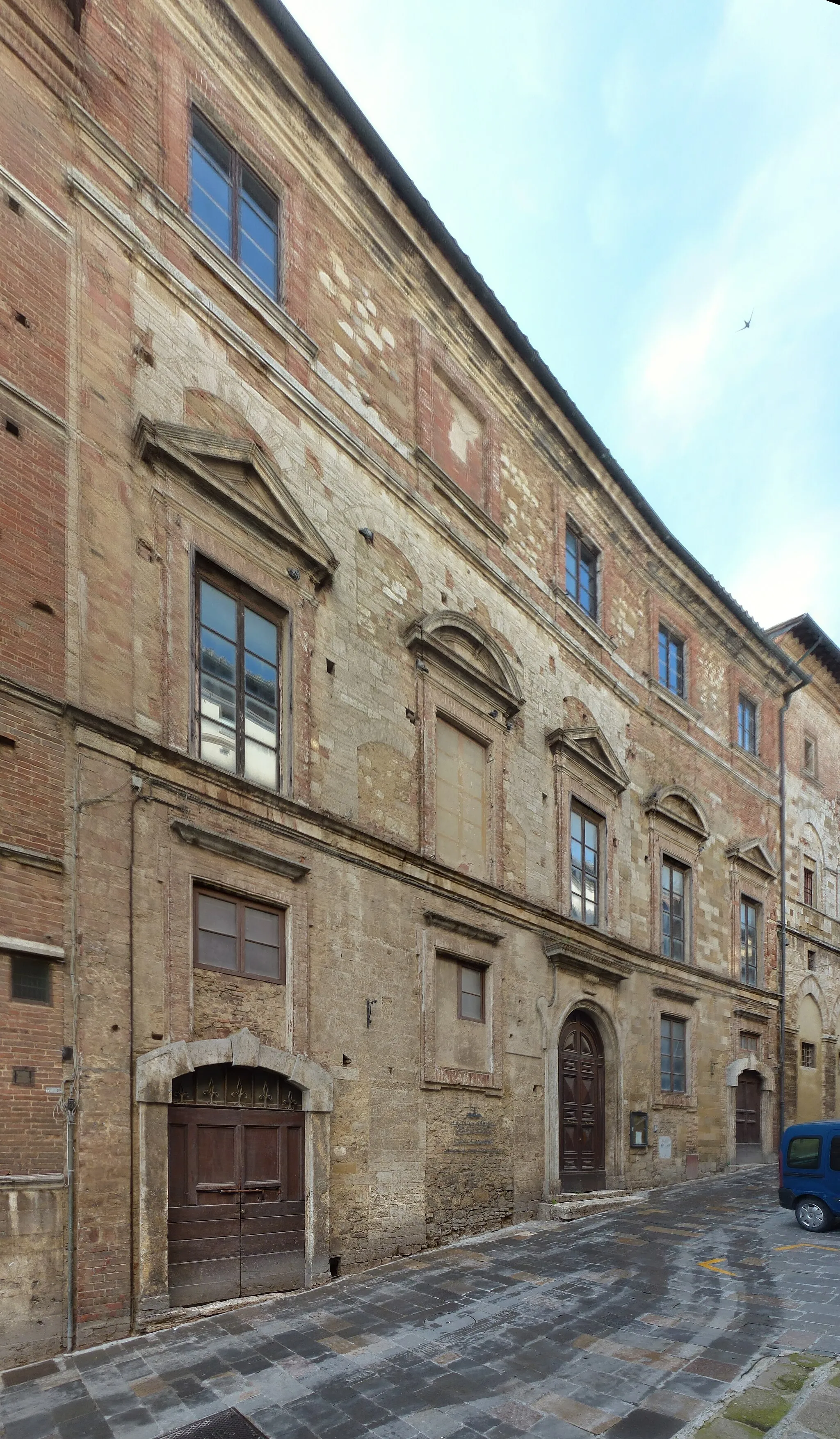 Photo showing: Biblioteca comunale archivio storico Piero Calamandrei - Palazzo Sisti (Montepulciano)