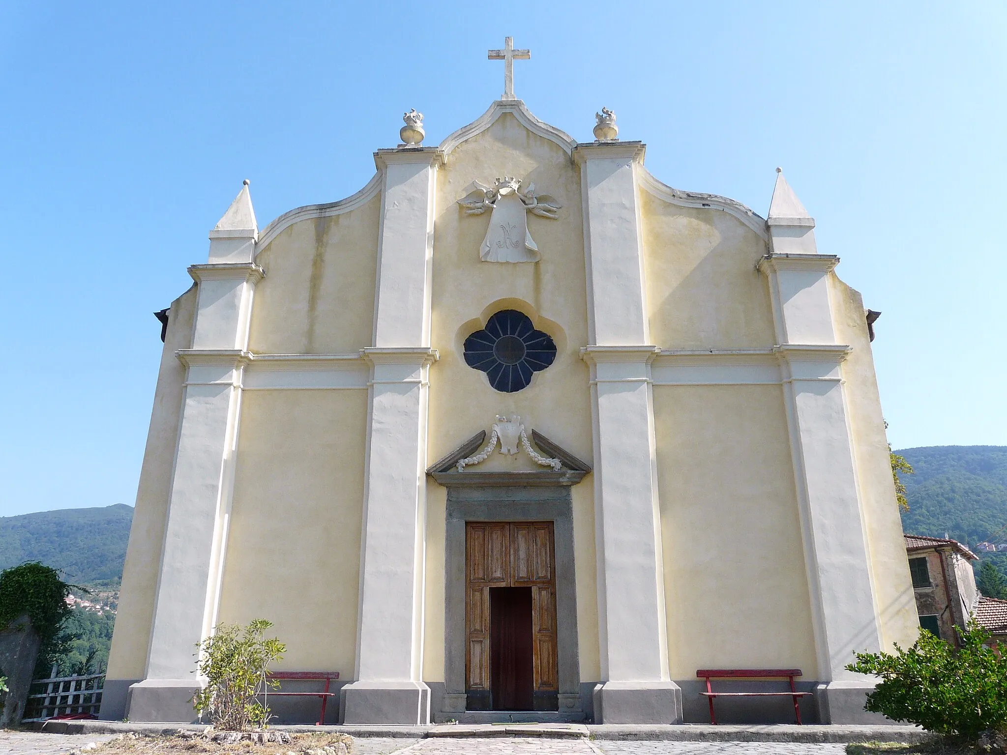 Photo showing: Chiesa di Nostra Signora di Loreto, Calice al Cornoviglio, Liguria, Italia