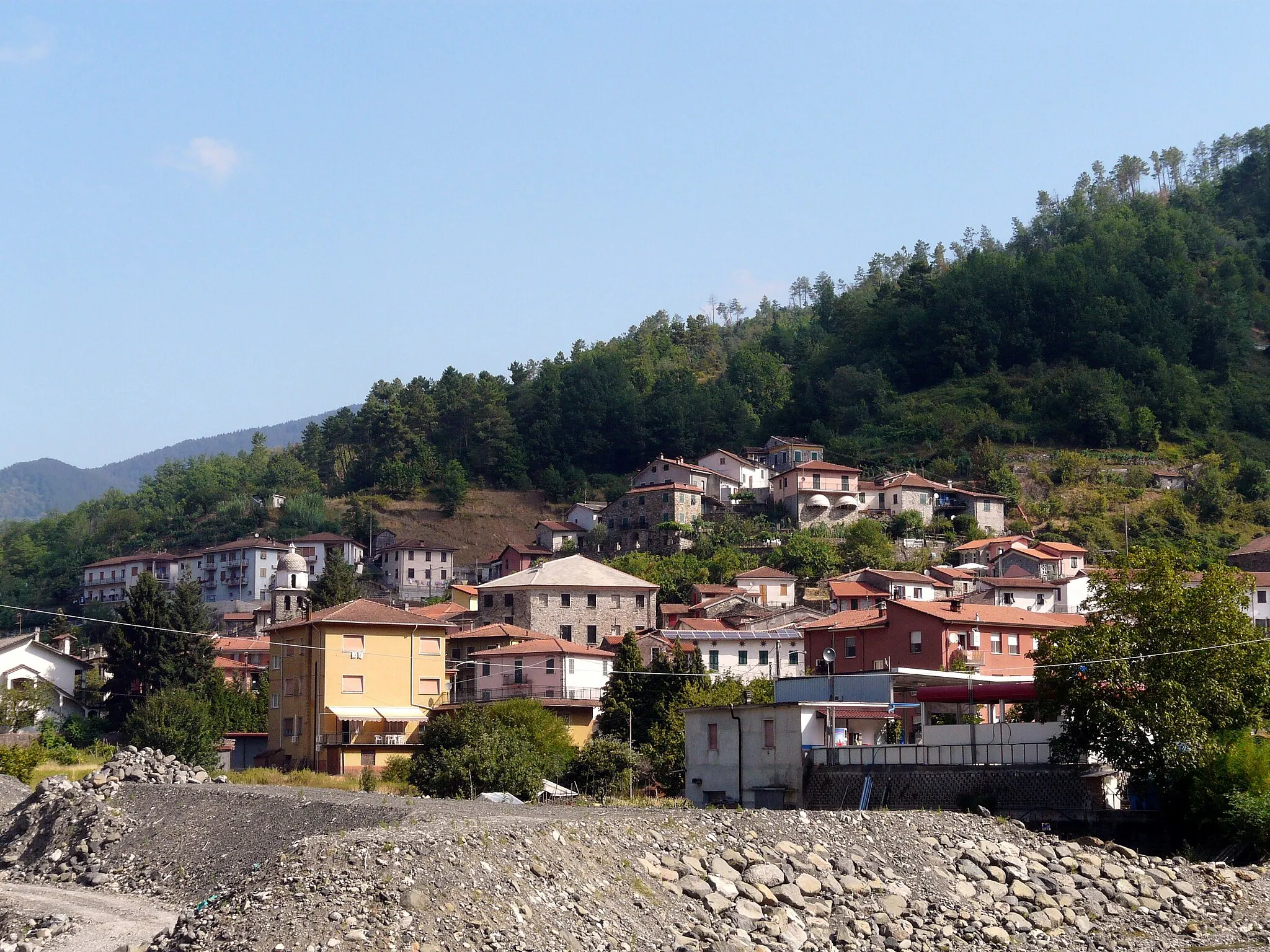 Photo showing: Panorama di Rocchetta di Vara, Liguria, Italia