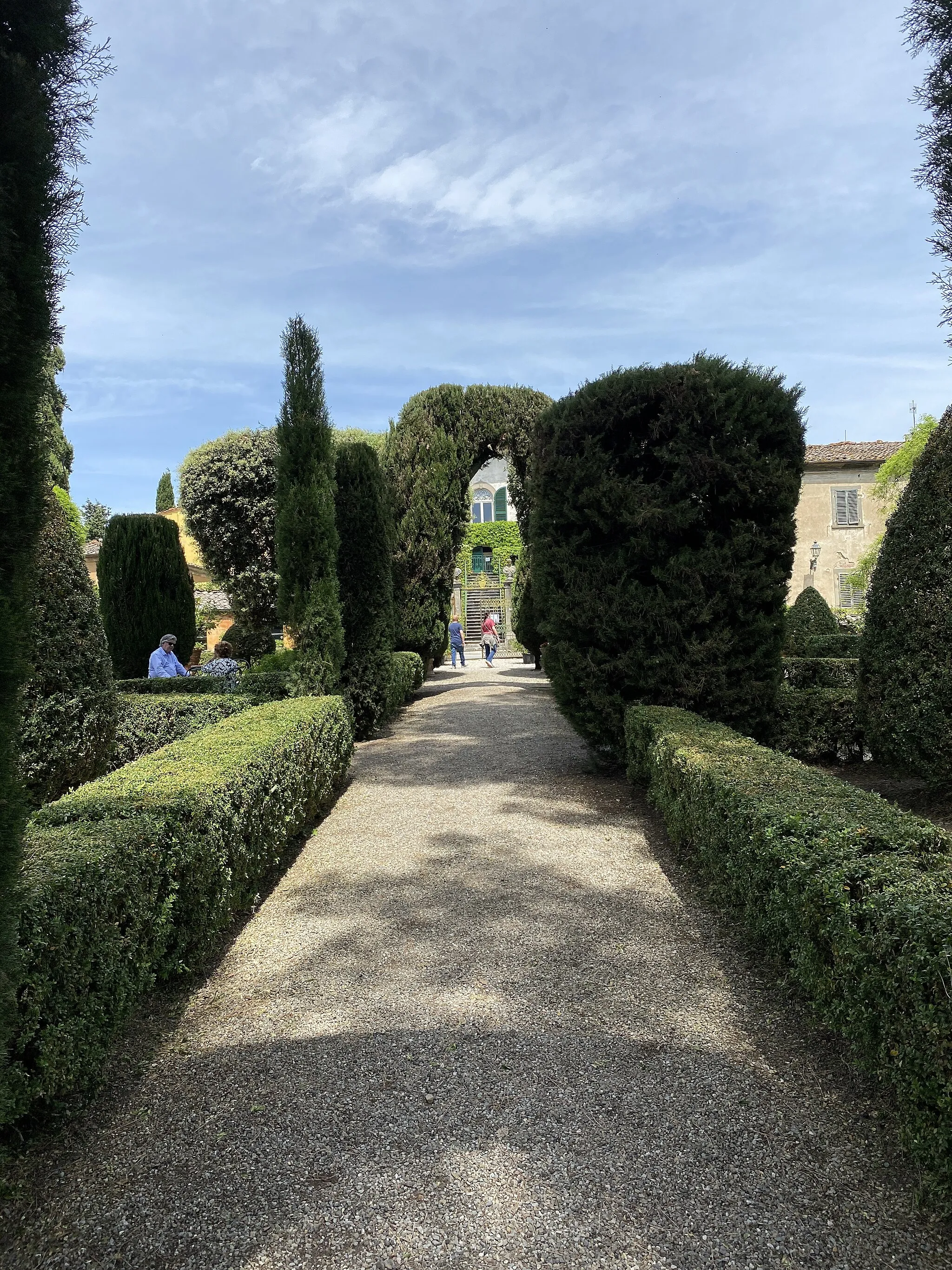 Photo showing: L'ingresso del Giardino all'Italiana del Palazzo Venerosi-Pesciolini