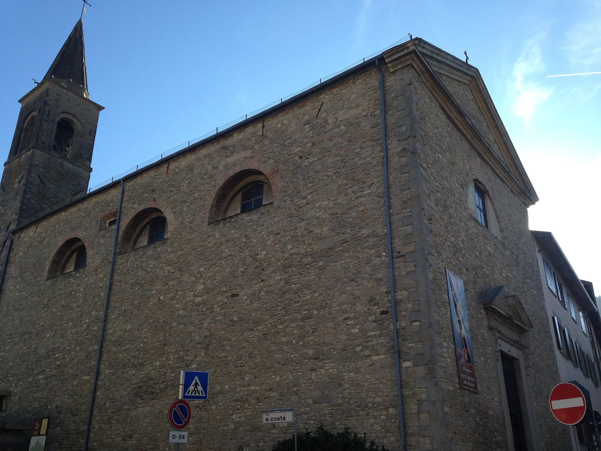 Photo showing: La Chiesa di Santa Maria in Borgo di Civitella di Romagna