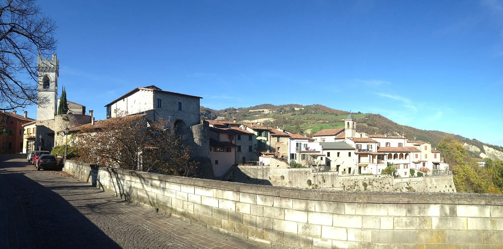 Photo showing: Una veduta di Civitella di Romagna (FC)