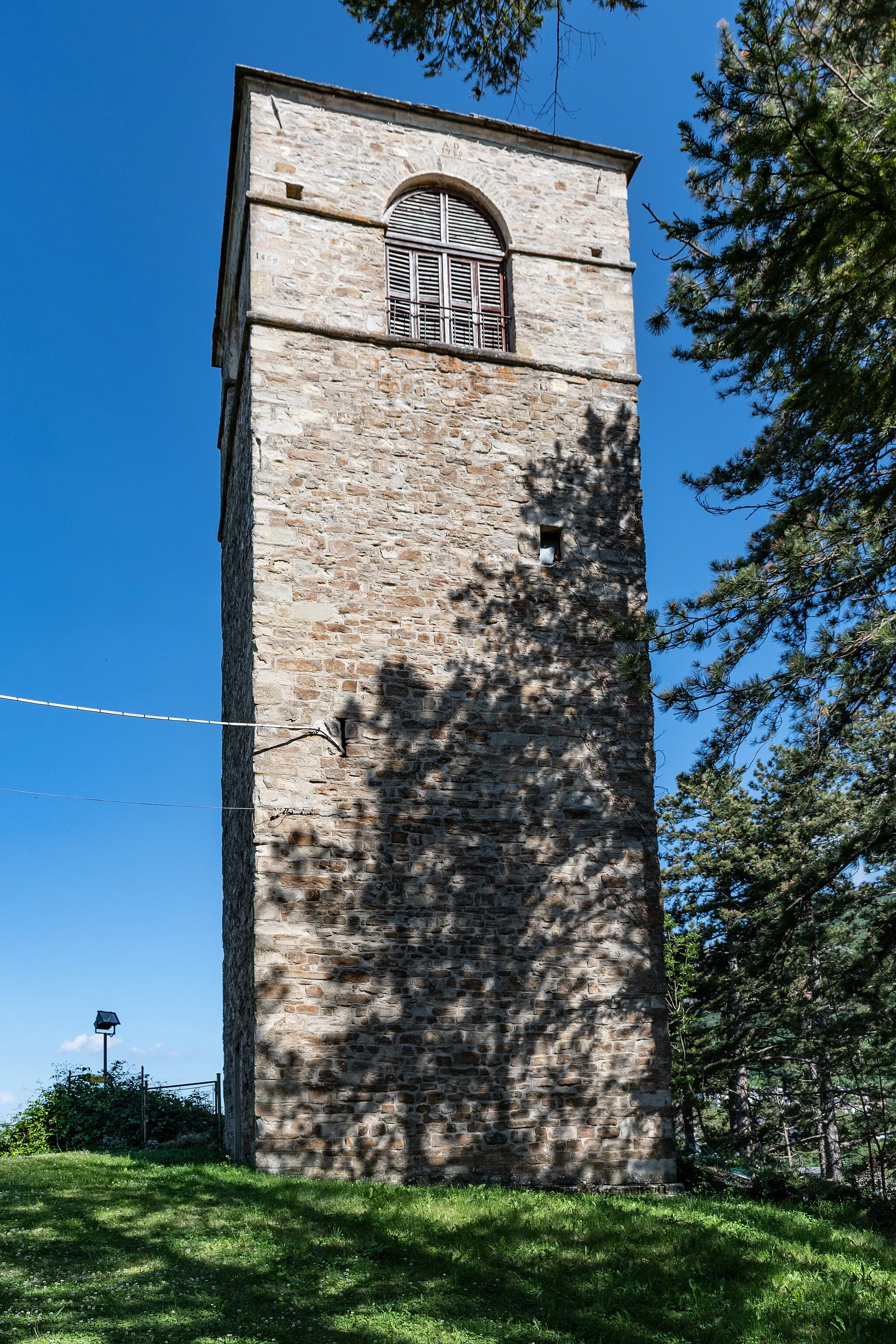 Photo showing: Montecreto, Torre campanaria