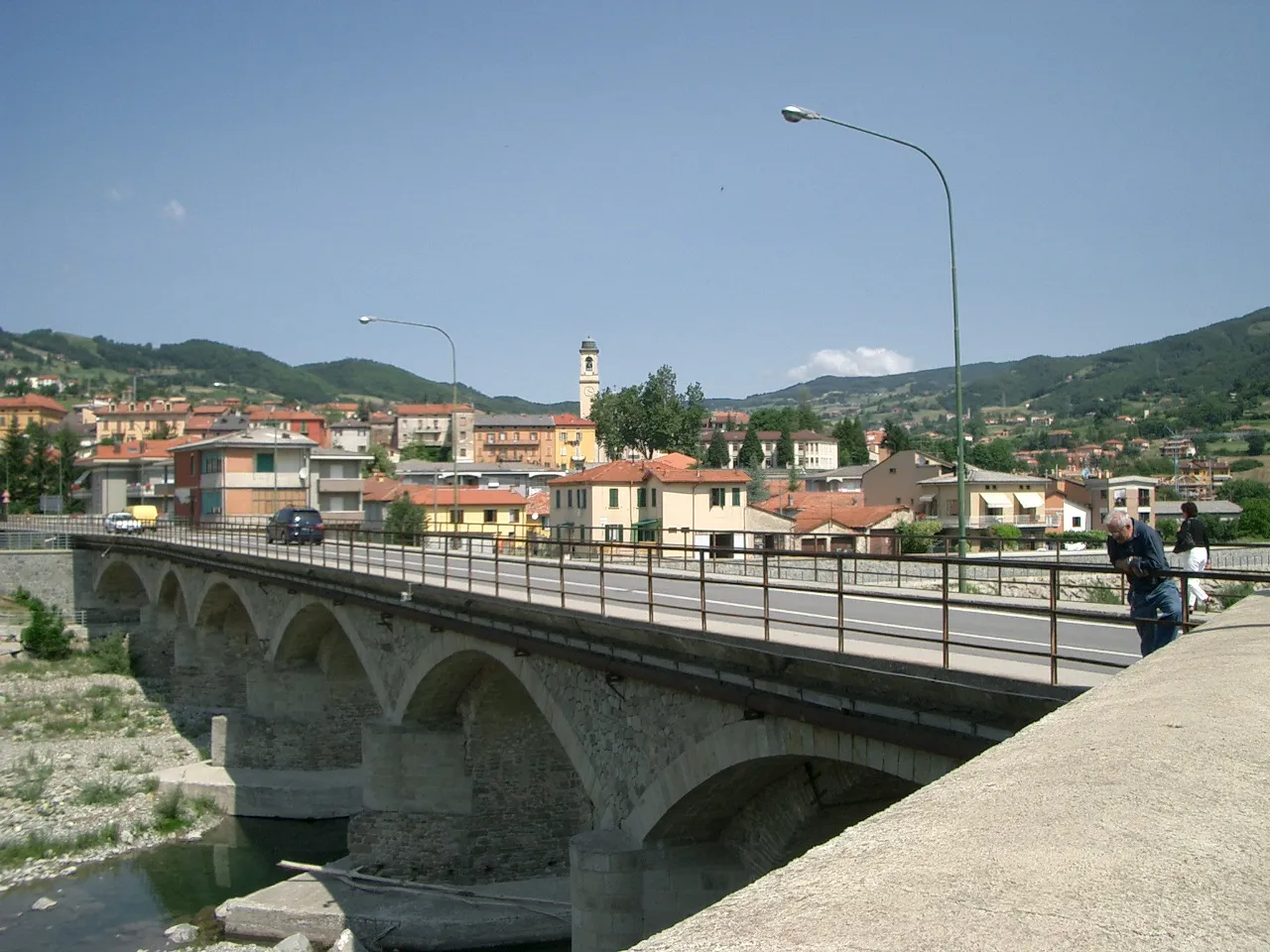 Photo showing: Wiew of Borgotaro near San Rocco bridge