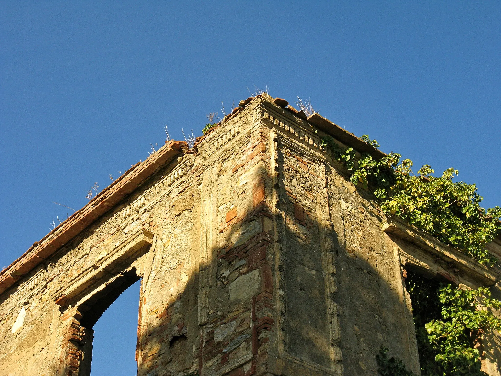 Photo showing: Dettaglio della Villa Belvedere (o di Bosniaski)