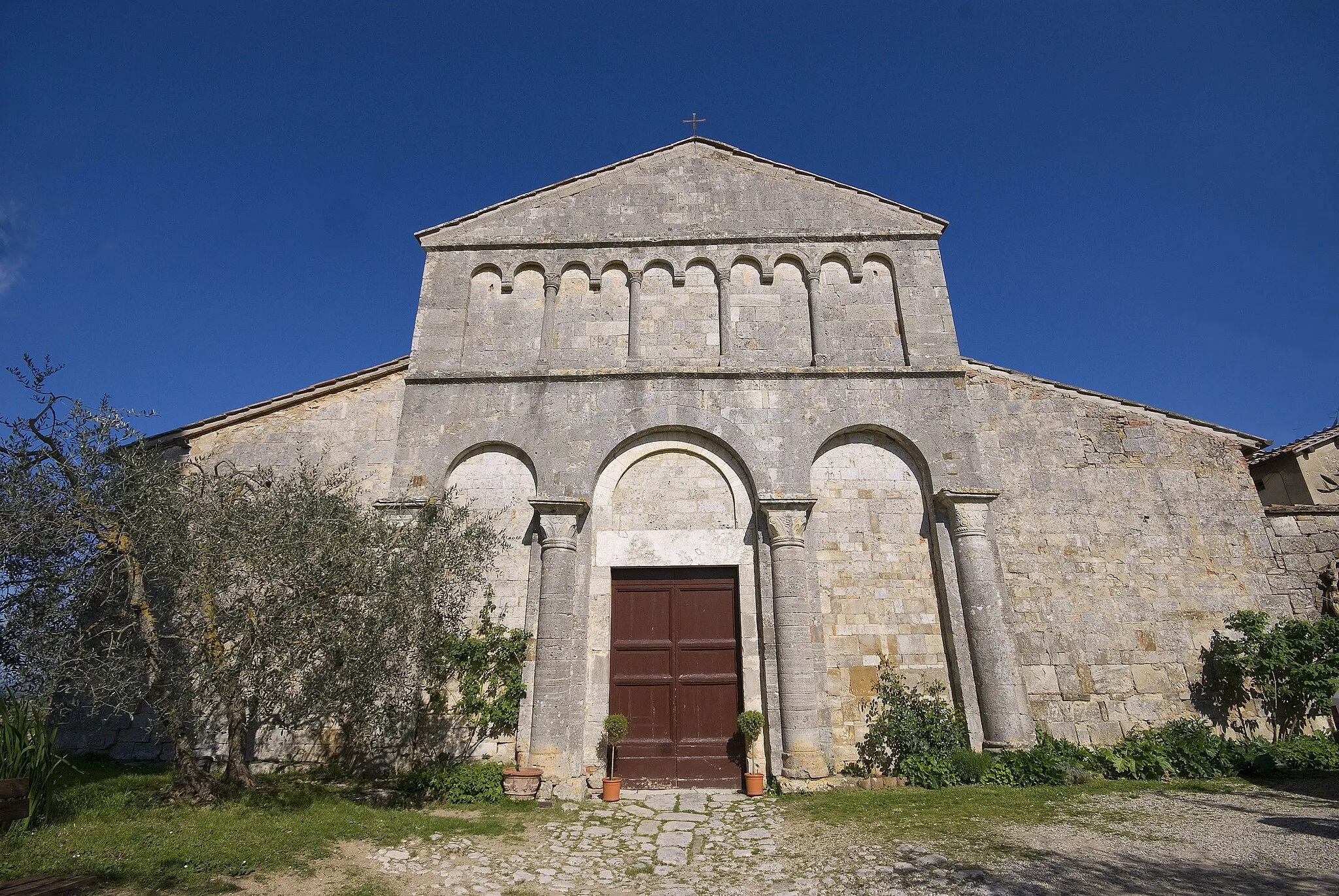 Photo showing: Pieve di San Giovanni Battista a Corsano (Monteroni d'Arbia)