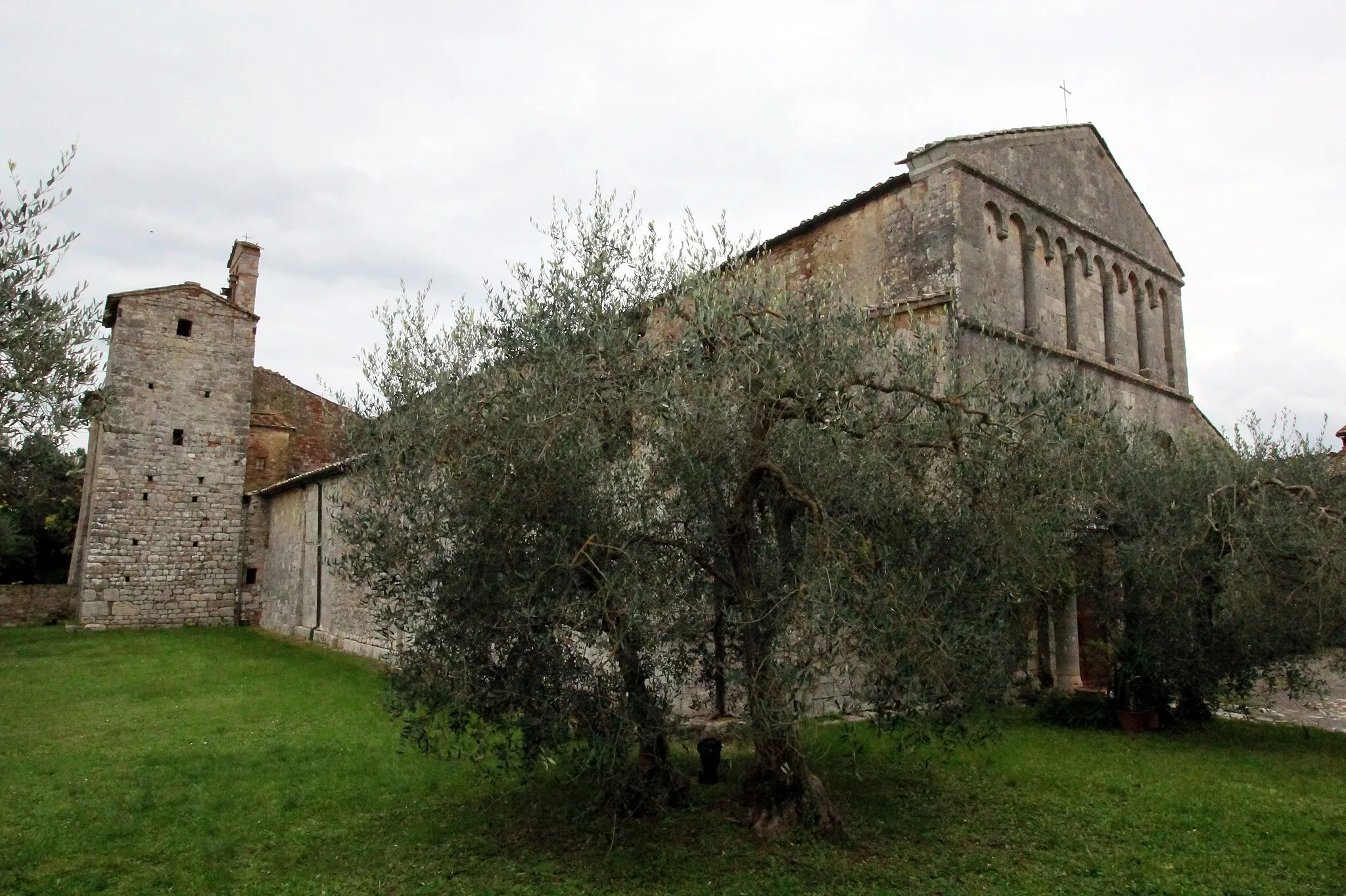 Photo showing: Church San Giovanni Battista a Corsano, Ville di Corsano, hamlet of Monteroni d’Arbia, Val d’Arbia, Province of Siena, Tuscany, Italy