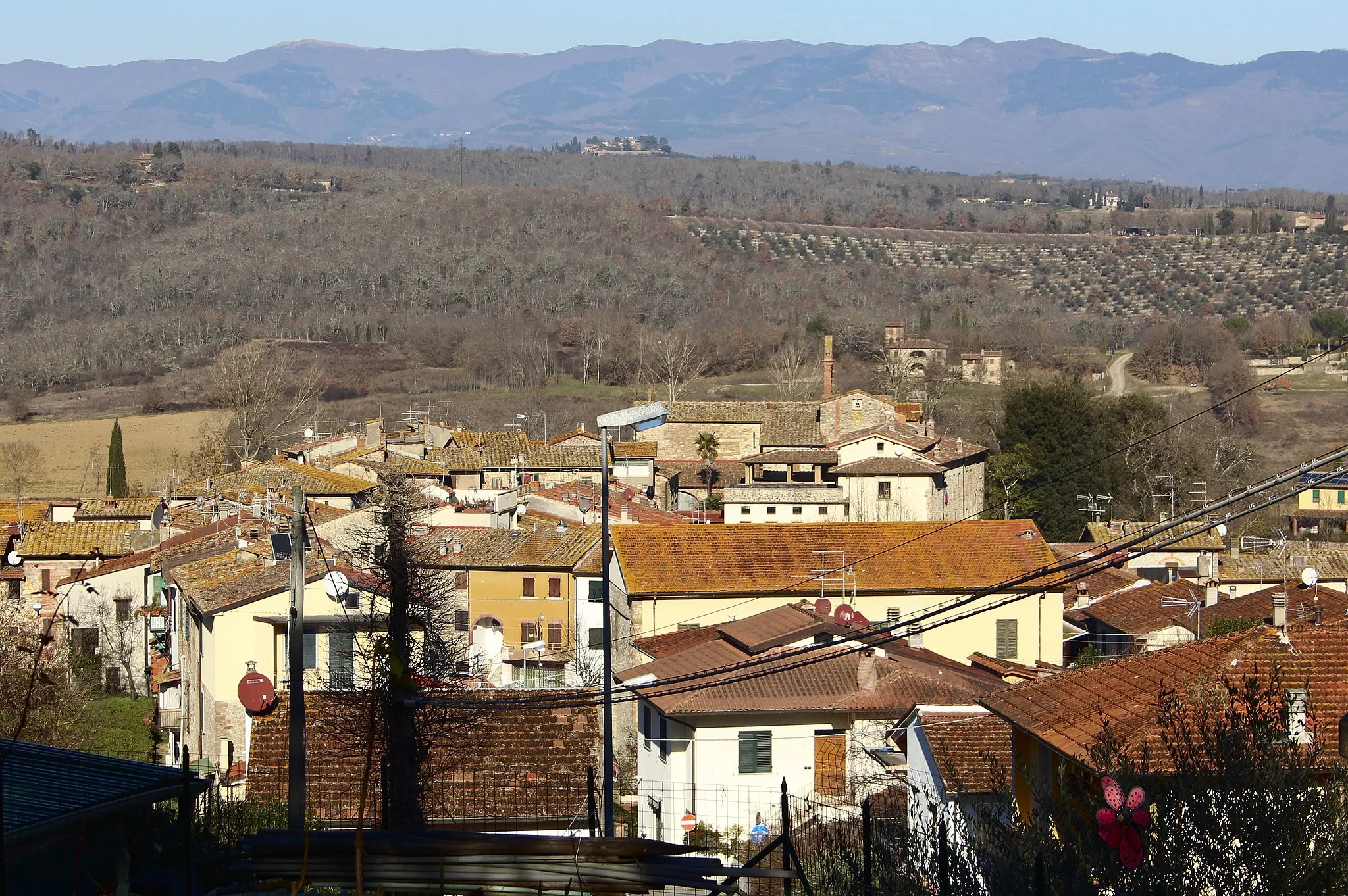 Photo showing: Badia Agnano, hamlet of Bucine, Province of Arezzo, Tuscany, Italy