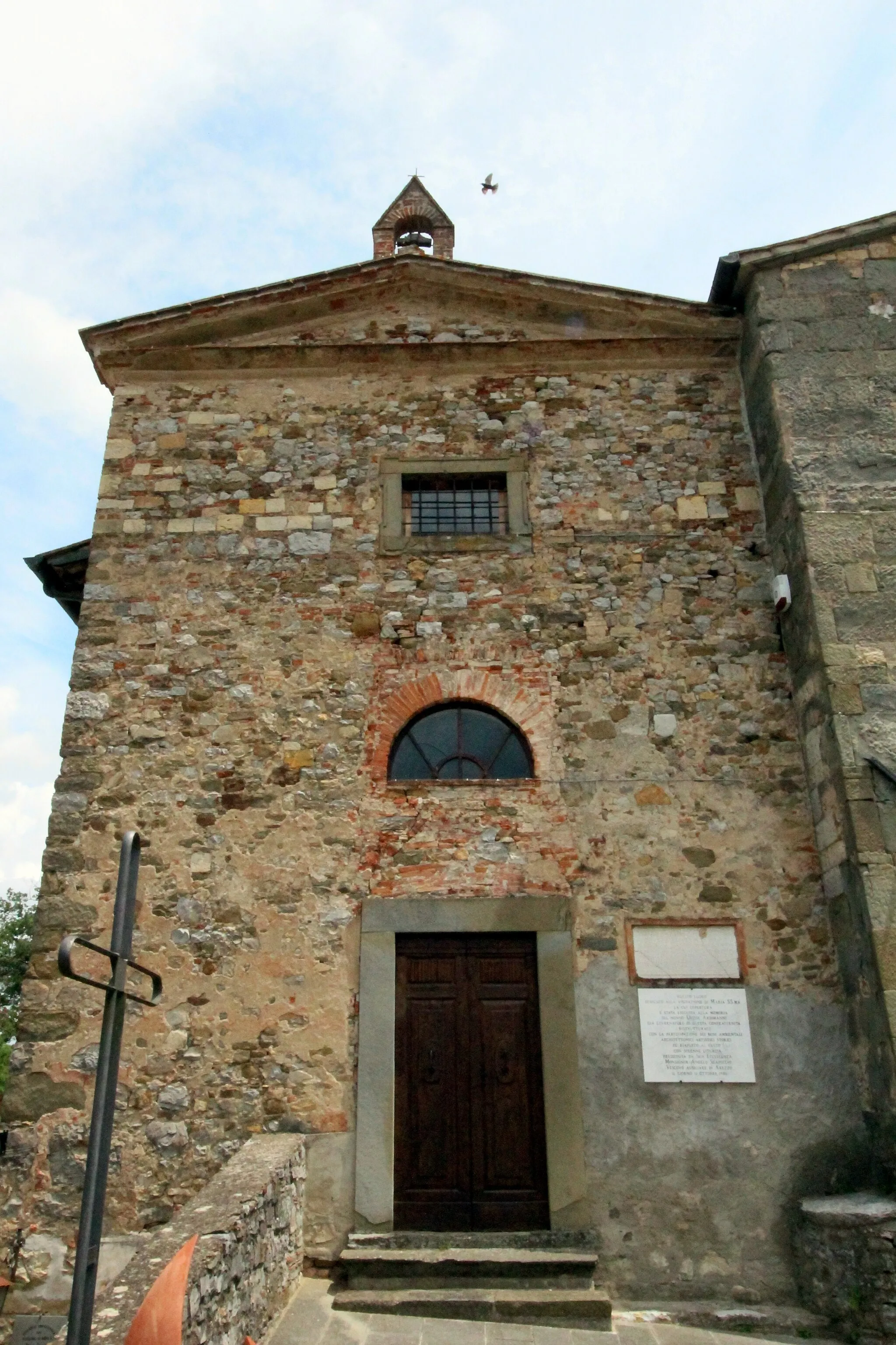 Photo showing: Church Chiesa della Compagnia della Visitazione in Badia Agnano, hamlet of Bucine, Province of Arezzo, Tuscany, Italy