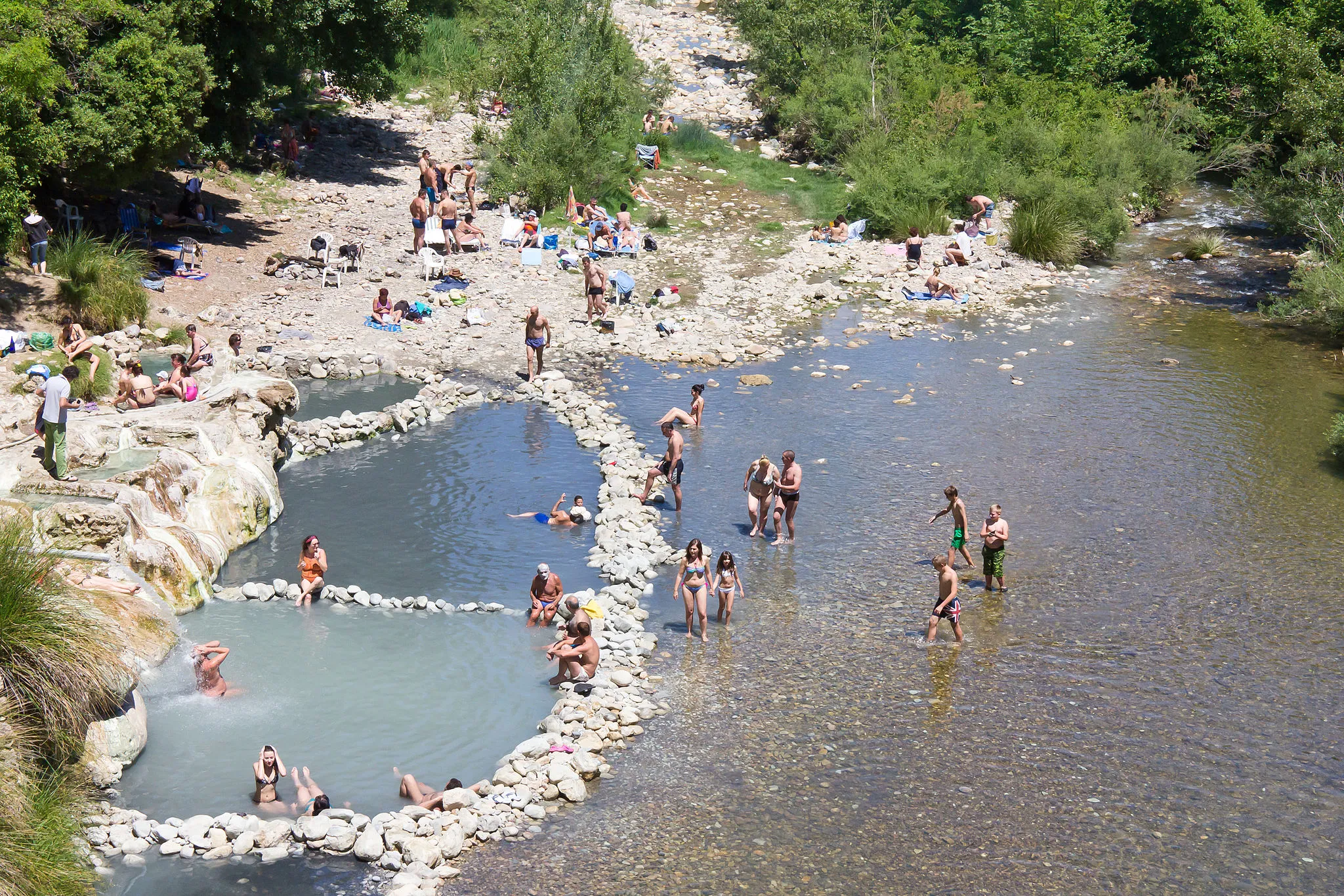 Photo showing: Terme di Petriolo/Bagni di Petriolo