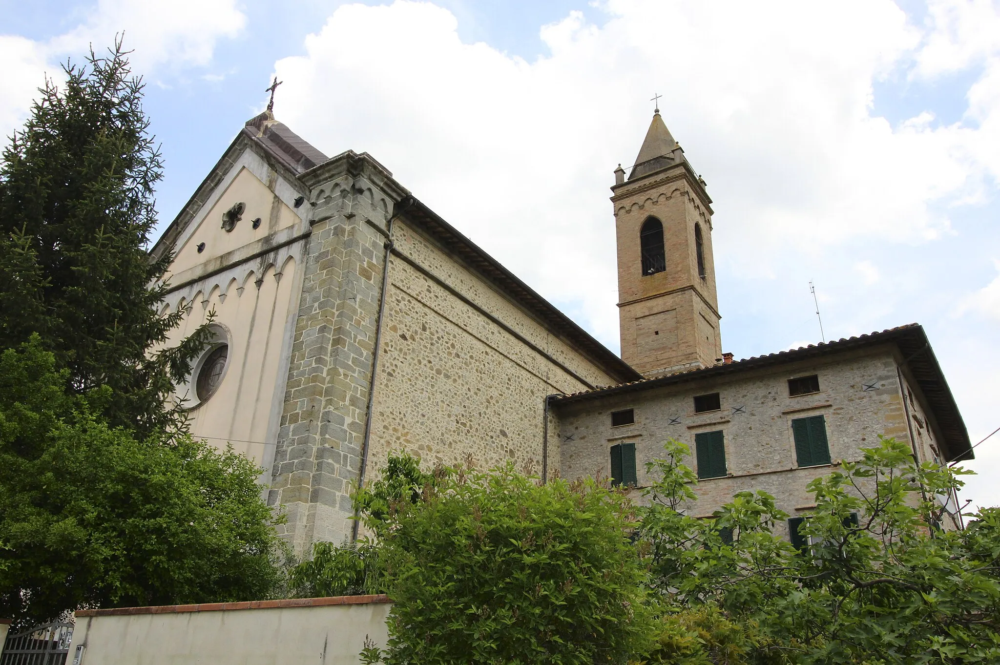 Photo showing: Church San Pietro, built 1890, Montecastelli, hamlet of Umbertide, Umbria, Italy
