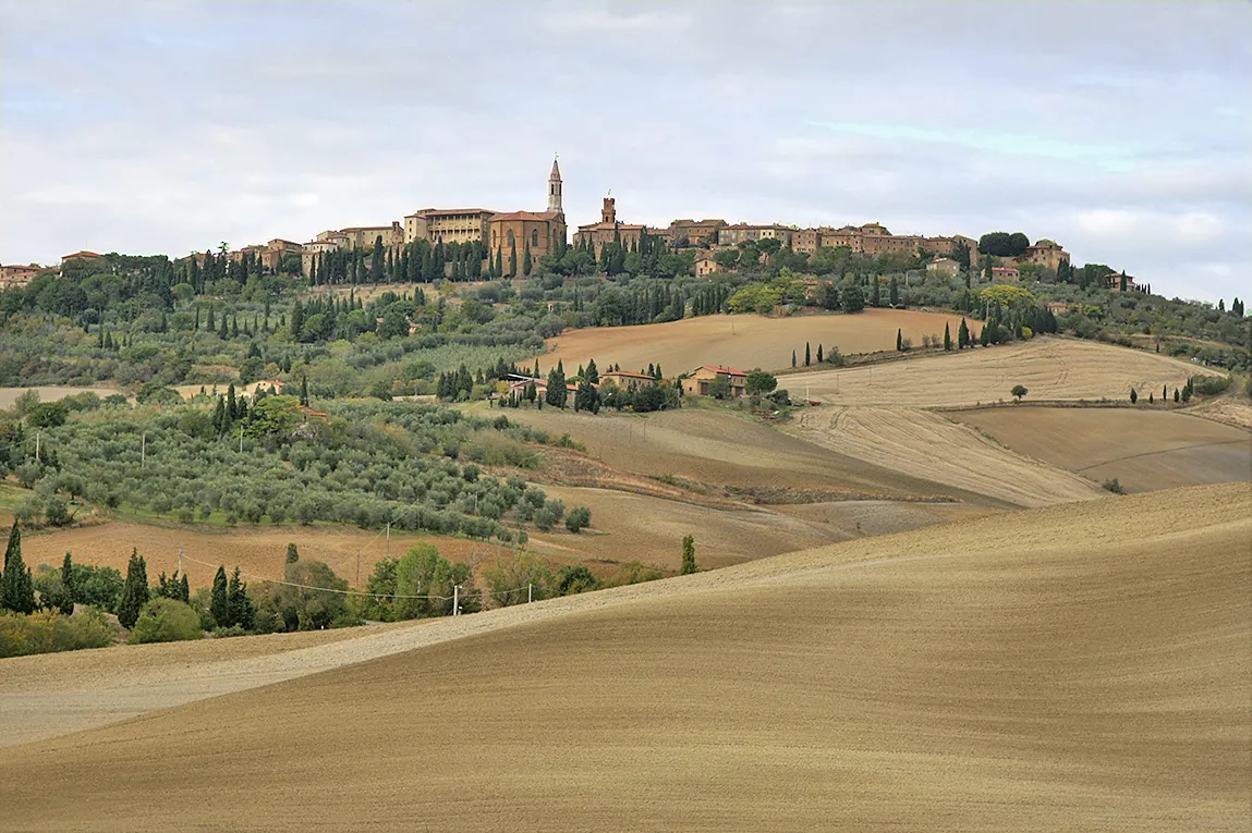 Photo showing: A view of Pienza, Italy