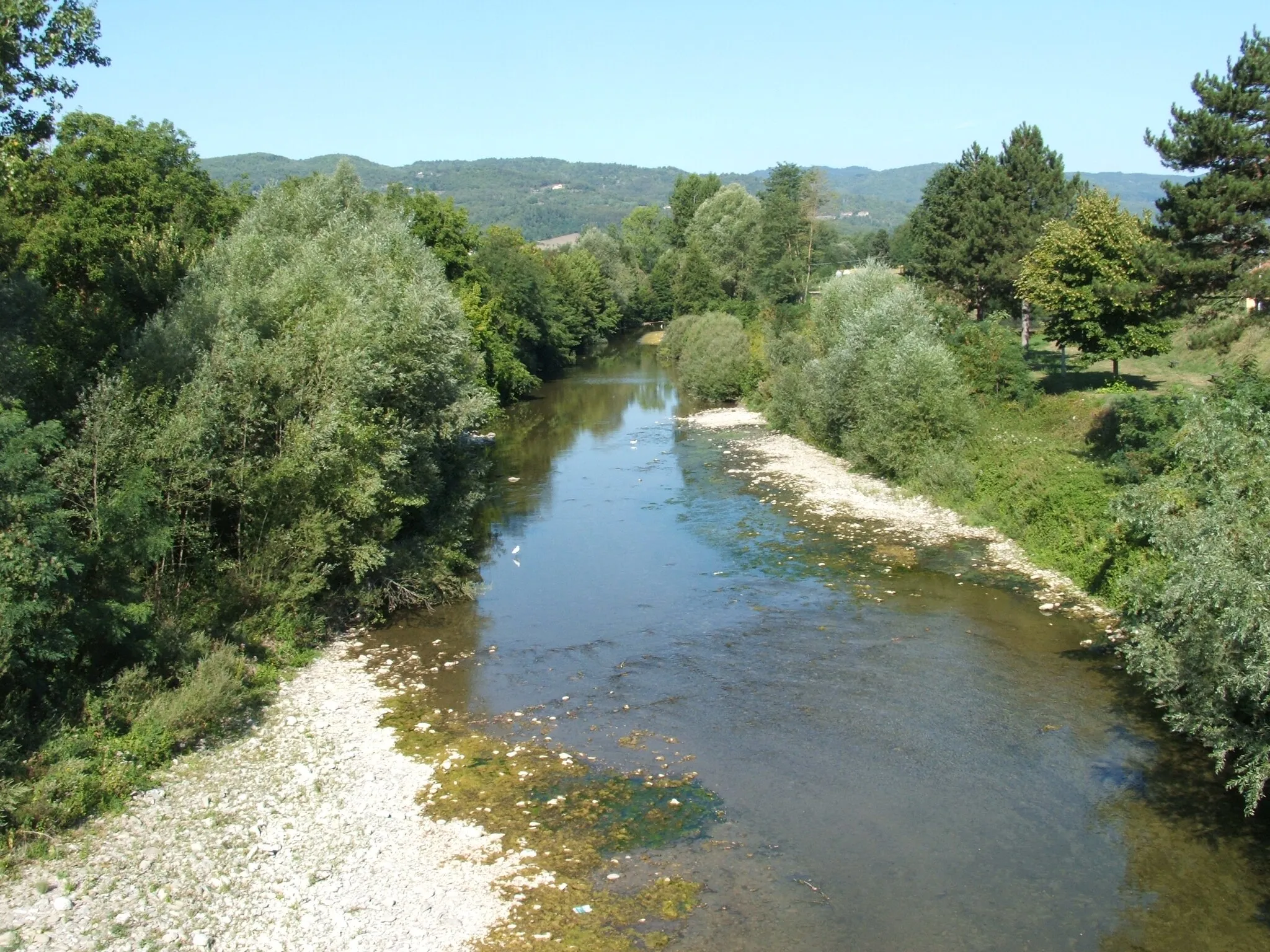 Photo showing: Il fiume Arno a Poppi (AR)