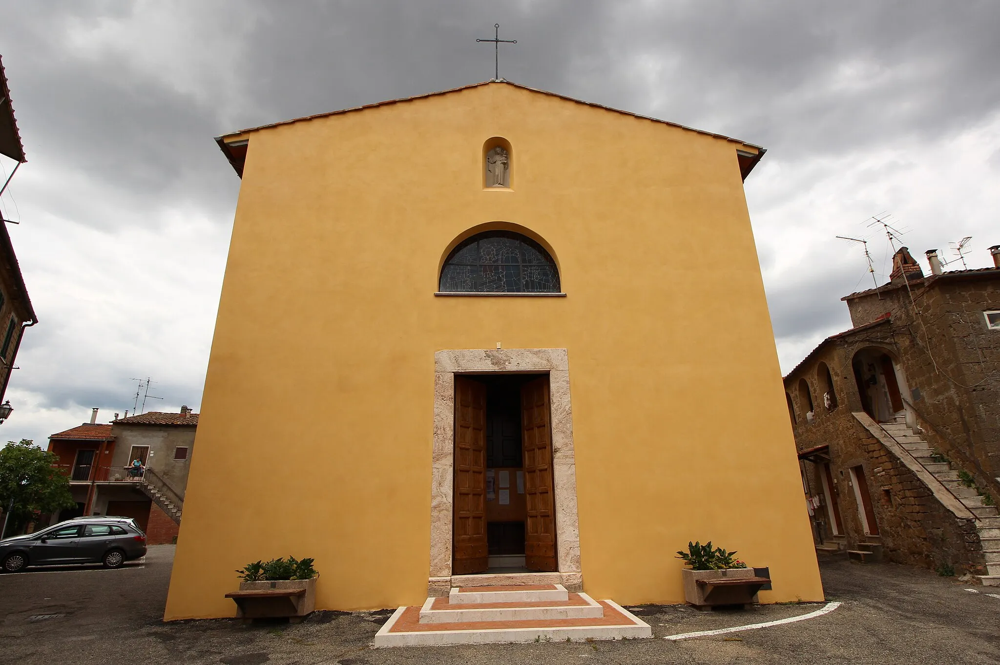 Photo showing: Church San Quirico (Santi Quirico e Giulitta), San Quirico, hamlet of Sorano, Province of Grosseto, Tuscany, Italy