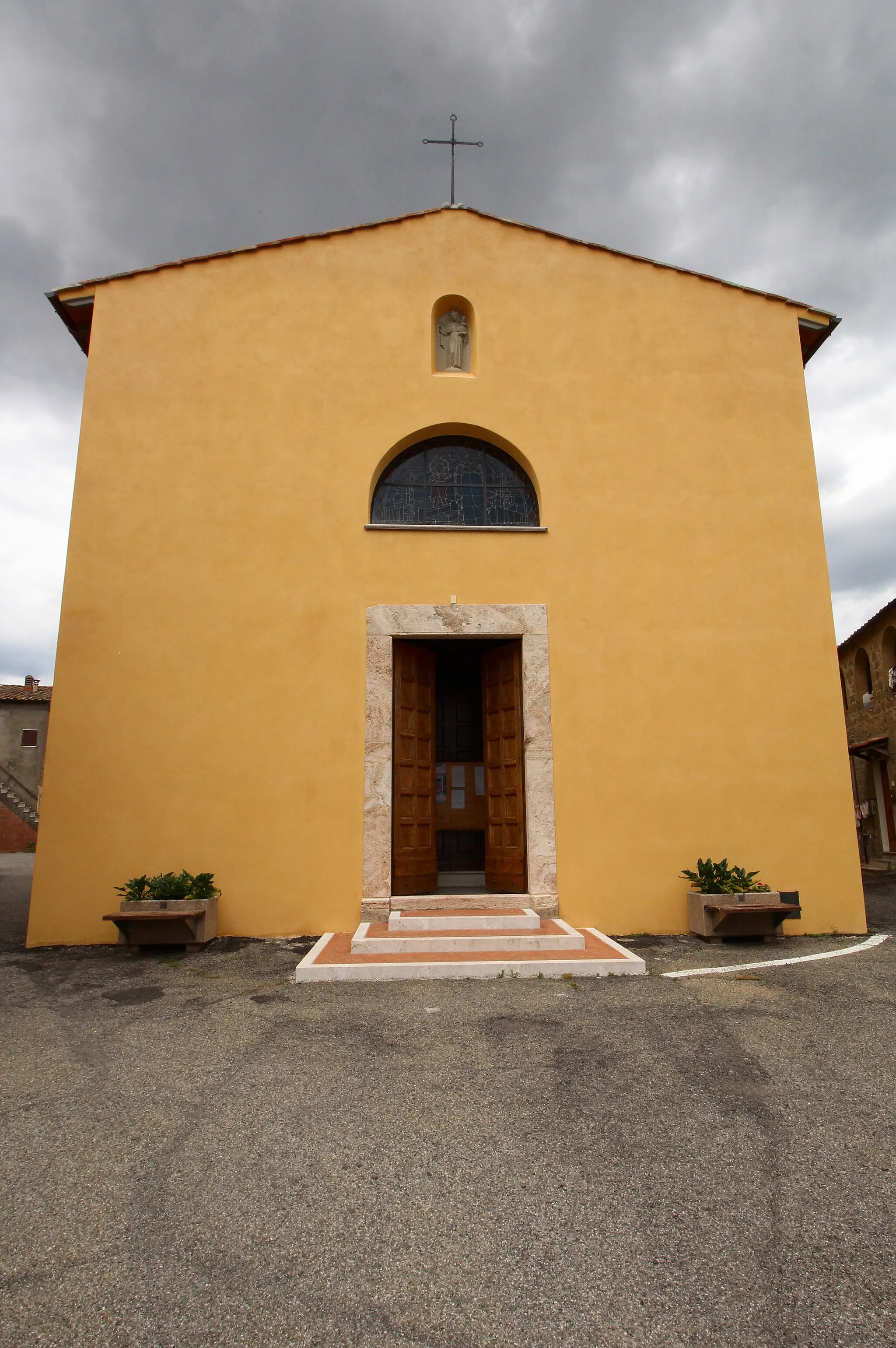 Photo showing: Church San Quirico (Santi Quirico e Giulitta), San Quirico, hamlet of Sorano, Province of Grosseto, Tuscany, Italy