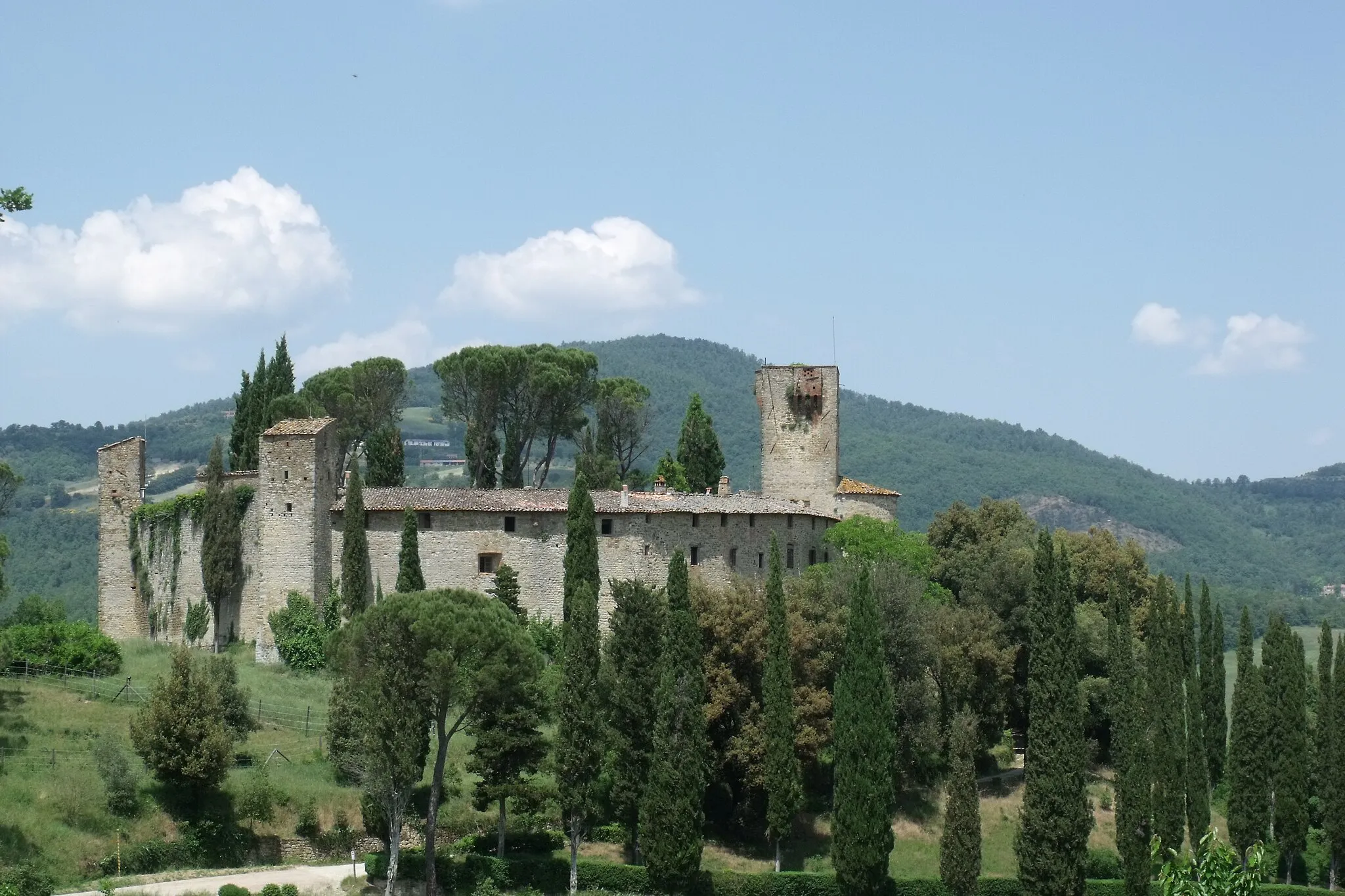Photo showing: The Castel Reschio in Lisciano Niccone, Province of Perugia, Umbria, Italy