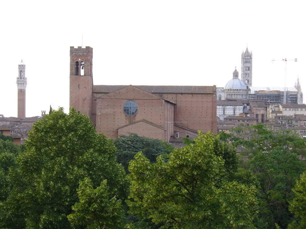 Photo showing: Siena - view of San Domenico & Torre Mangia & Duomo