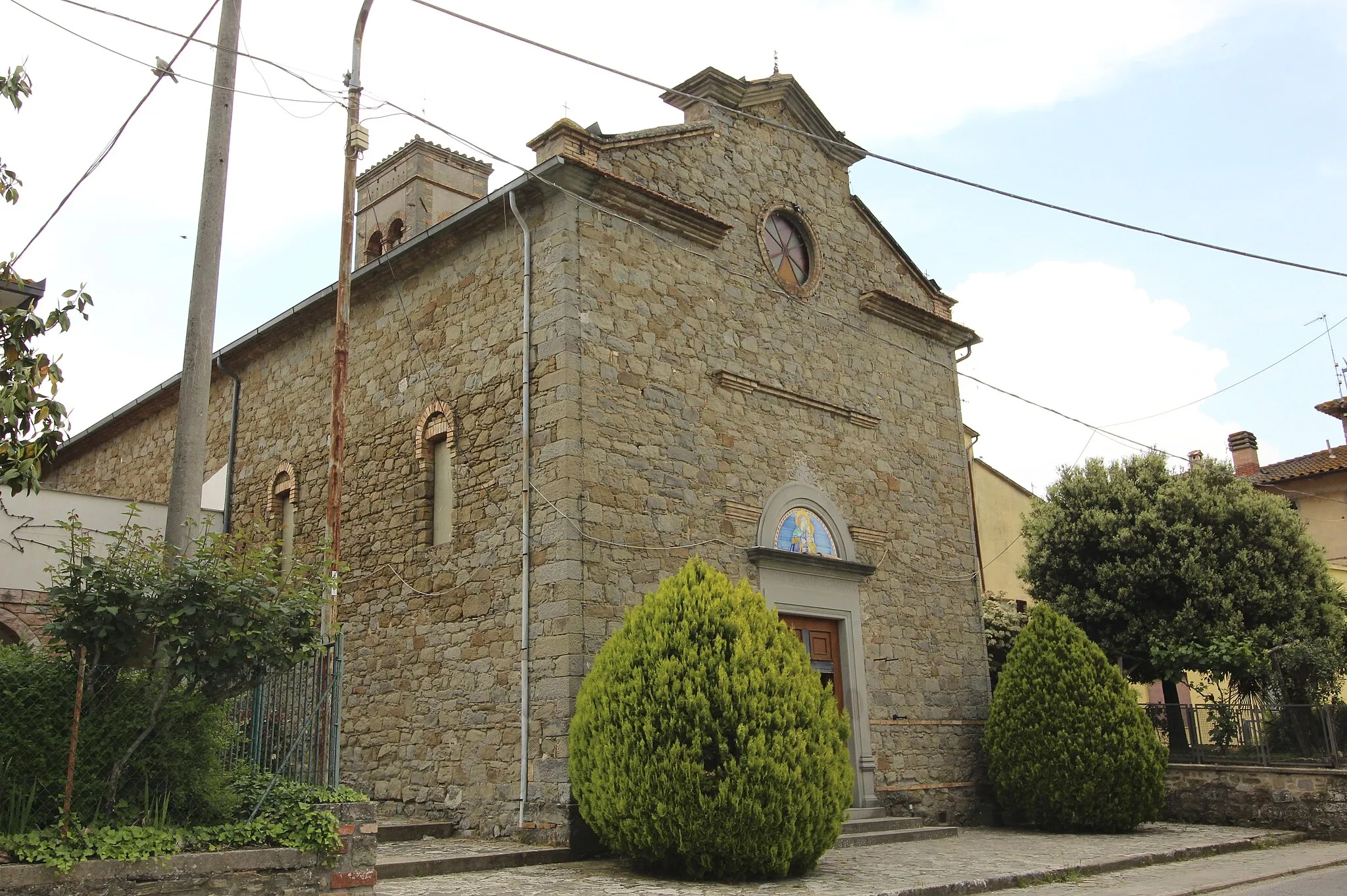 Photo showing: Church Santa Maria del Carmine, Mercatale, hamlet of Cortona, Province of Arezzo, Tuscany, Italy