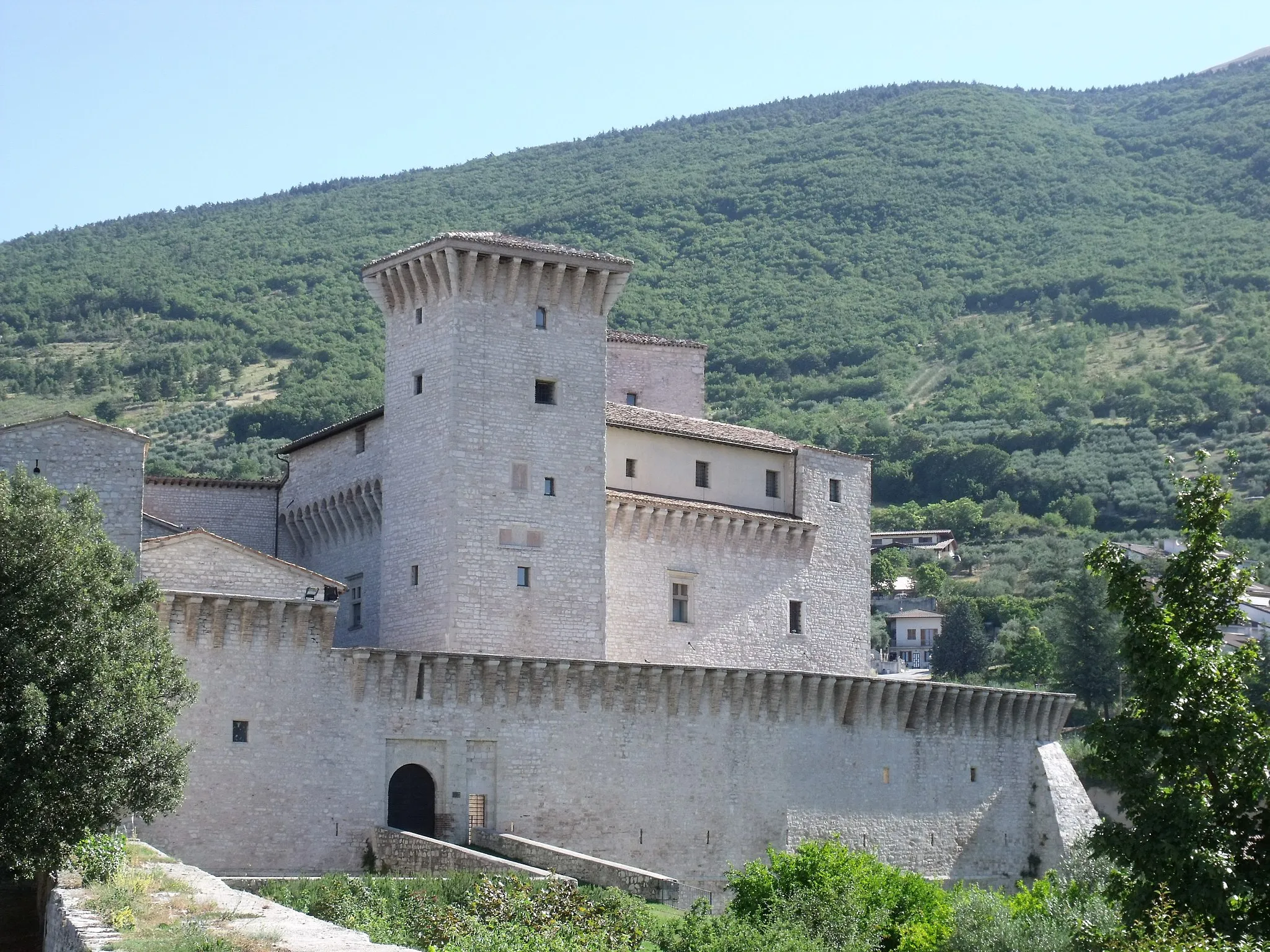 Photo showing: Rocca Flea in Gualdo Tadino, Province of Perugia, Umbria, Italy