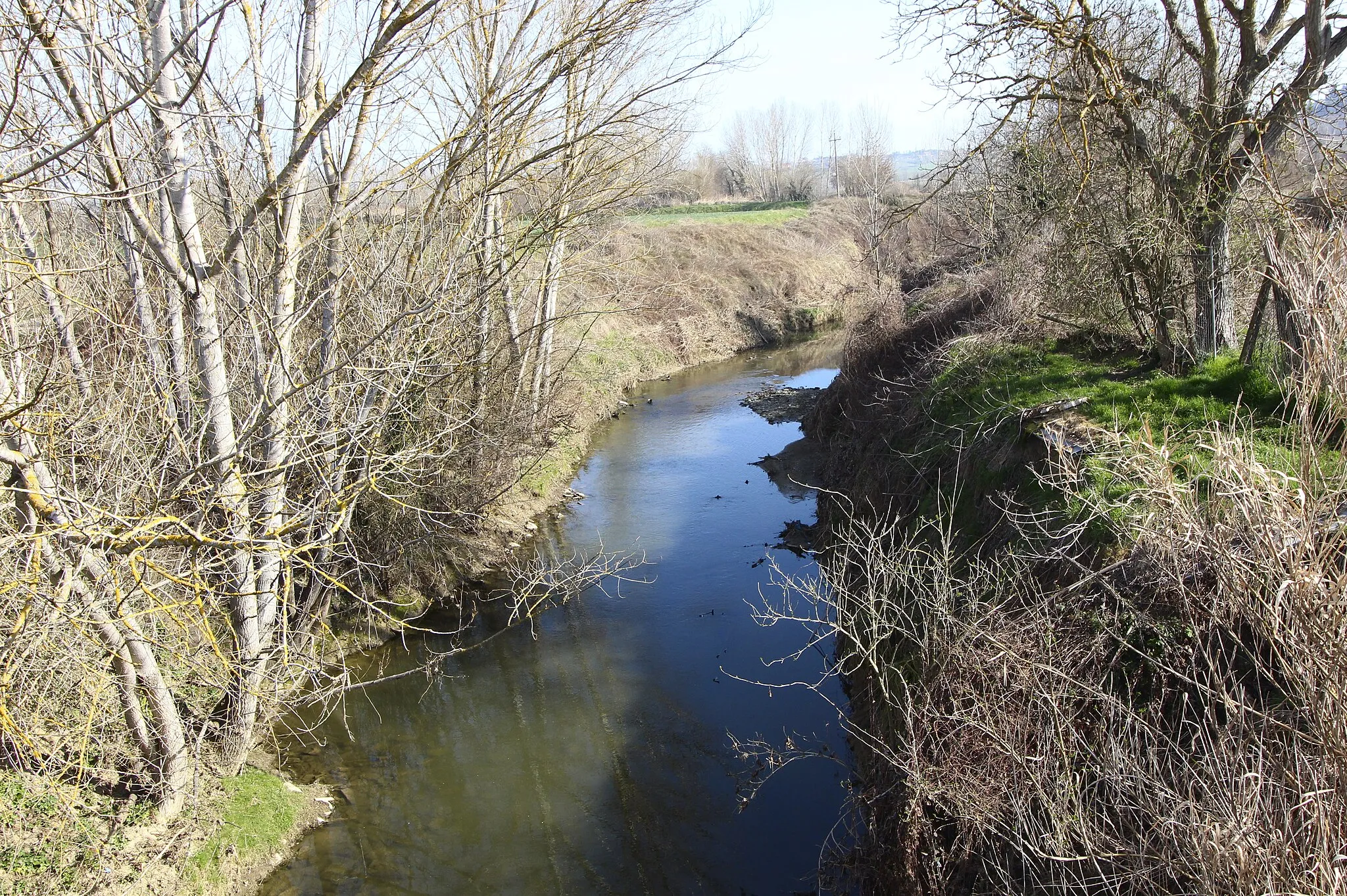 Photo showing: the Caina river near Pieve Caina, hamlet of Marsciano, Province of Perugia, Umbria, Italy